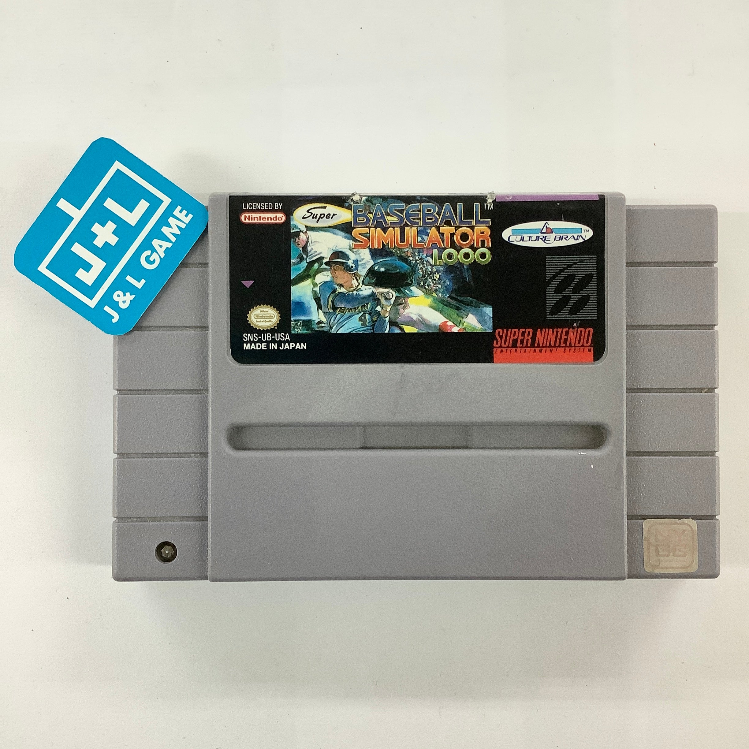 Super Baseball Simulator 1.000 - (SNES) Super Nintendo [Pre-Owned] Video Games Culture Brain   