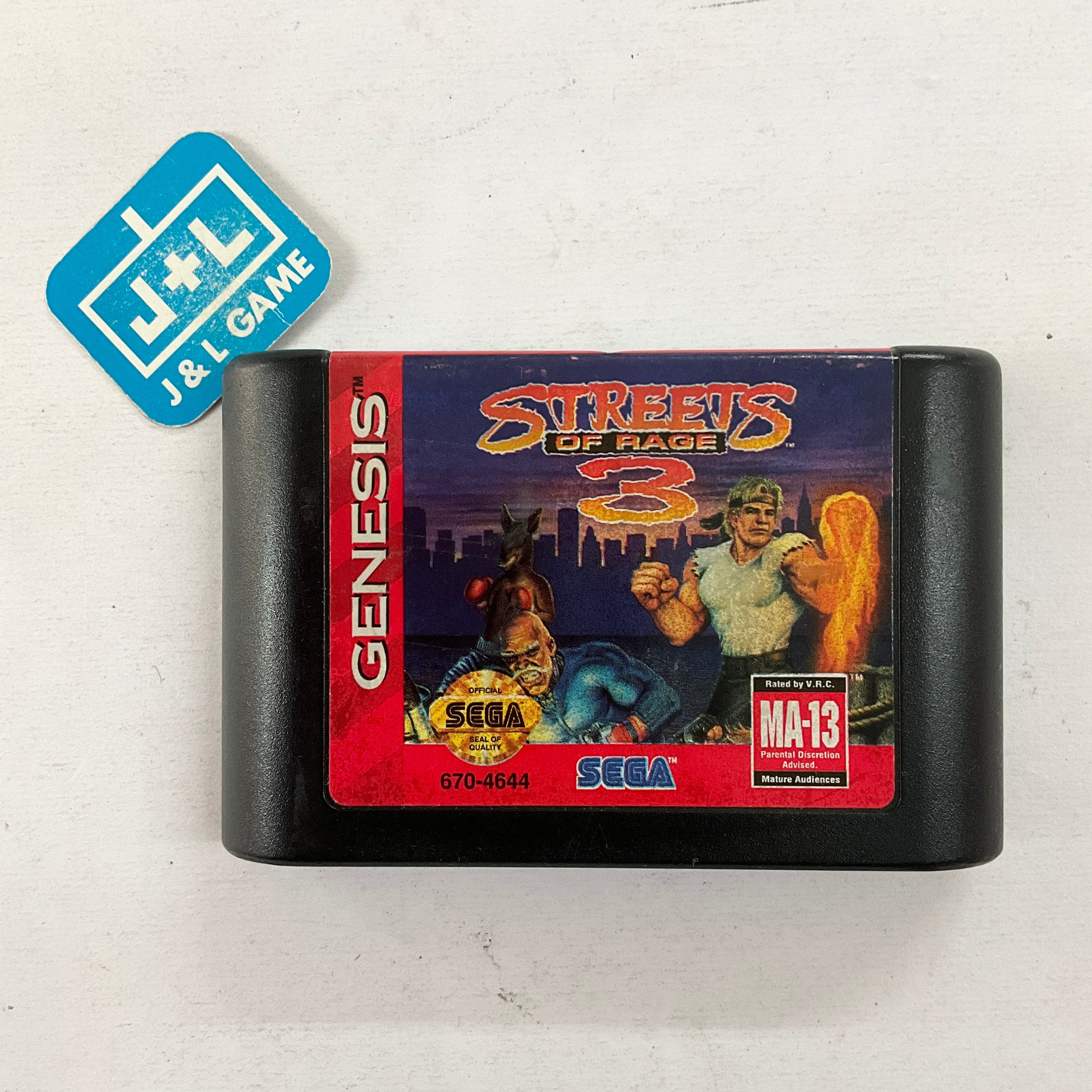 Streets of Rage 3 - SEGA Genesis [Pre-Owned] Video Games Sega   