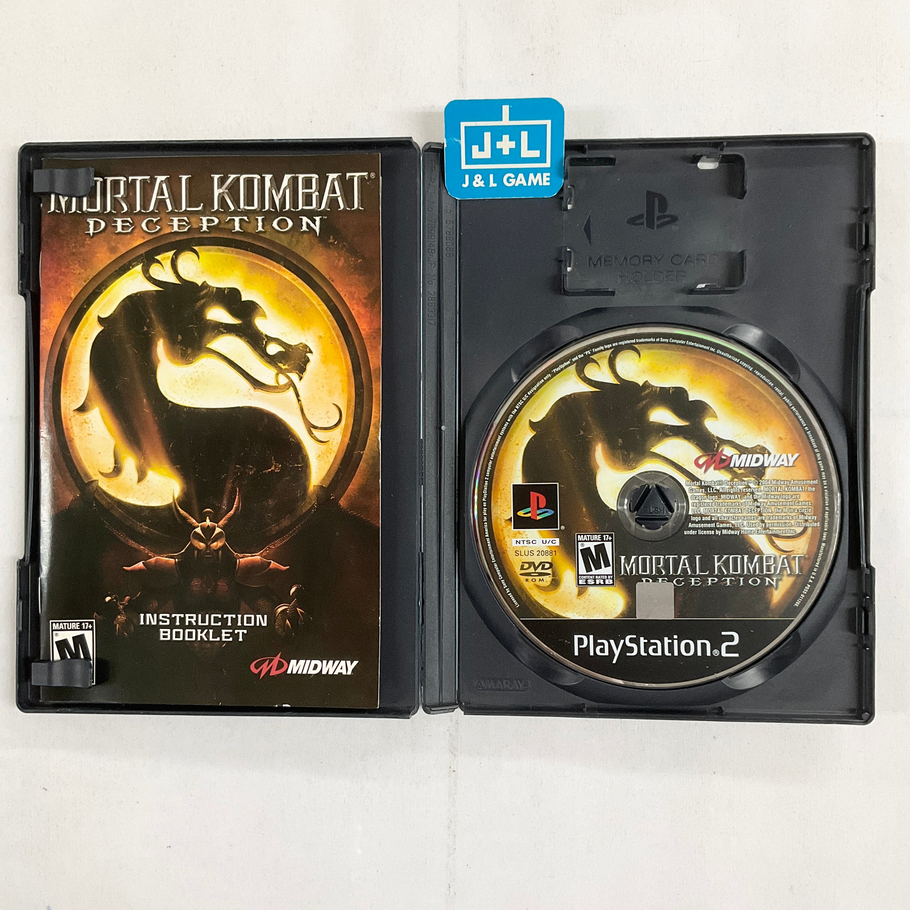 Mortal Kombat: Deception - (PS2) PlayStation 2 [Pre-Owned] Video Games Midway   