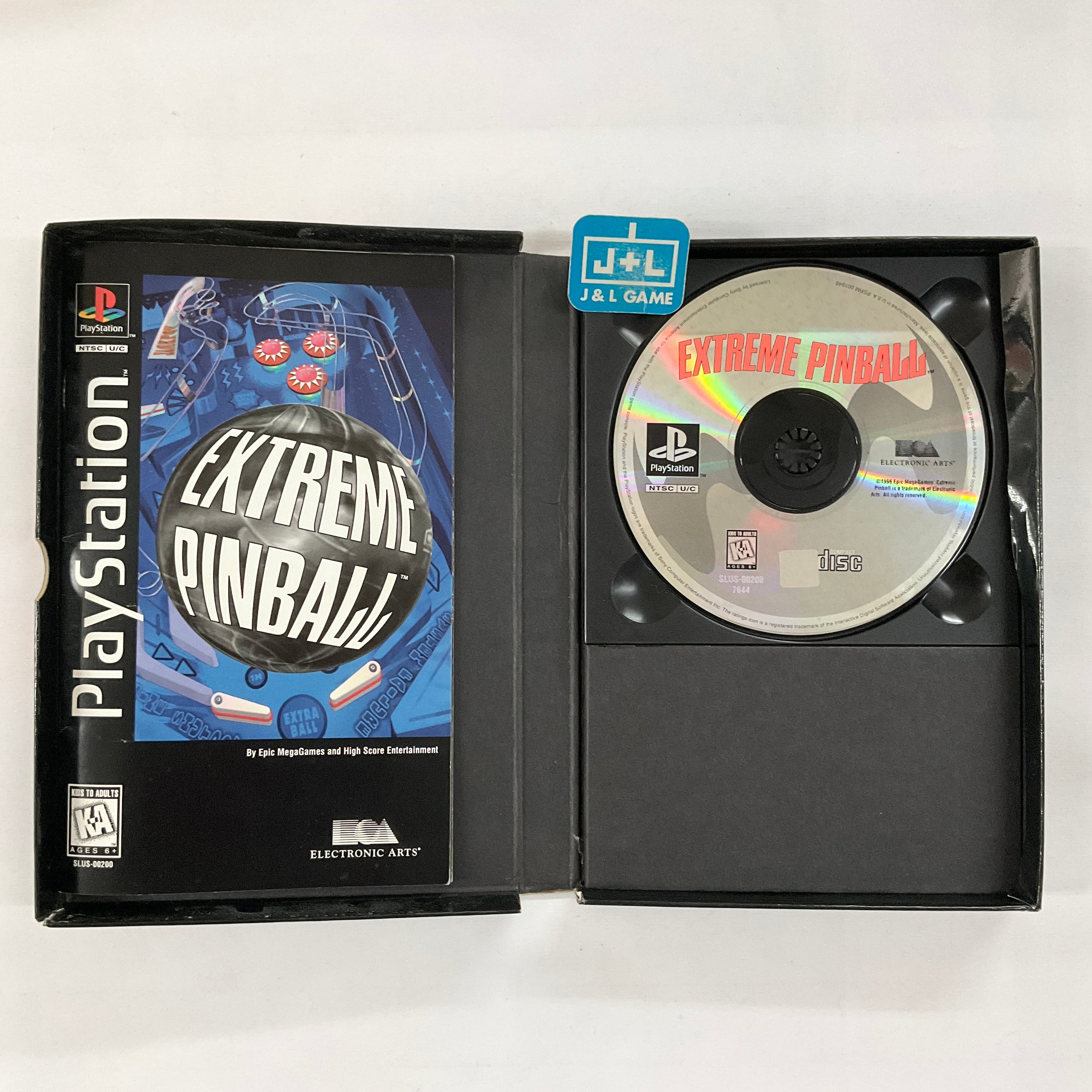 Extreme Pinball (Long Box) - (PS1) PlayStation 1 [Pre-Owned] Video Games Electronic Arts   