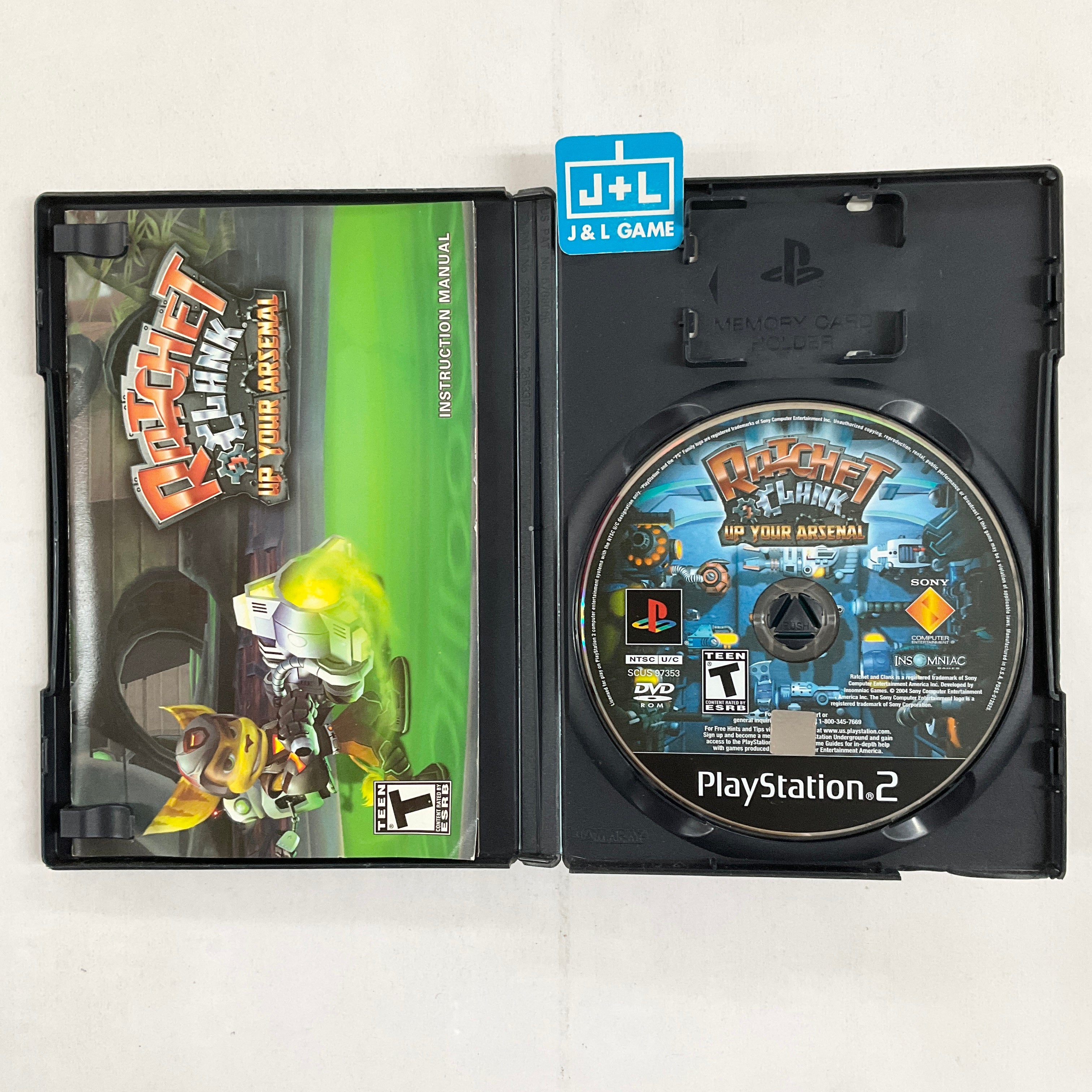 Ratchet & Clank: Up Your Arsenal - (PS2) PlayStation 2 [Pre-Owned] Video Games SCEA   