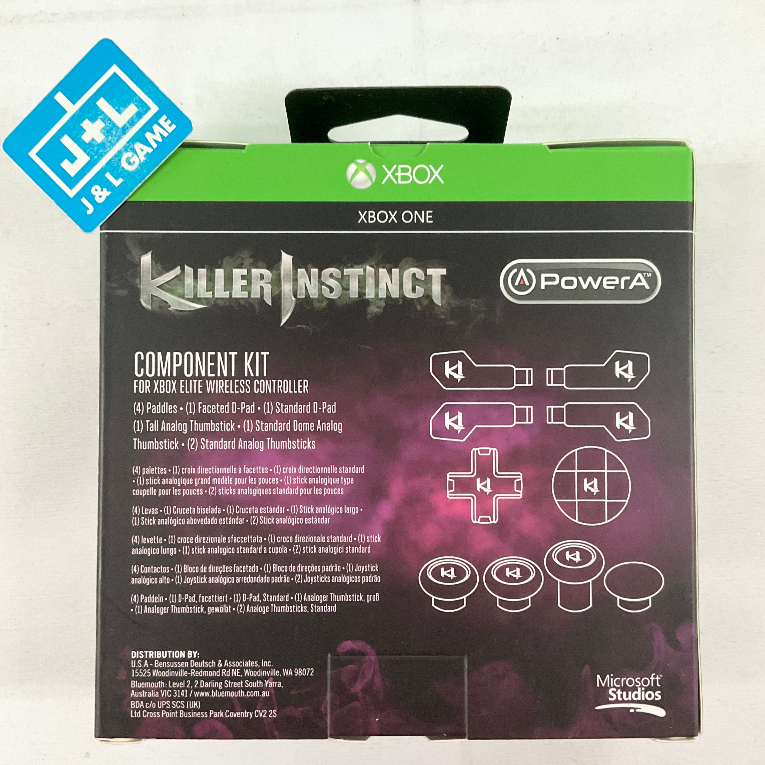 PowerA Killer Instinct Component Kit for Xbox One Elite Wireless Controller - (XB1) Xbox One Accessories PowerA   