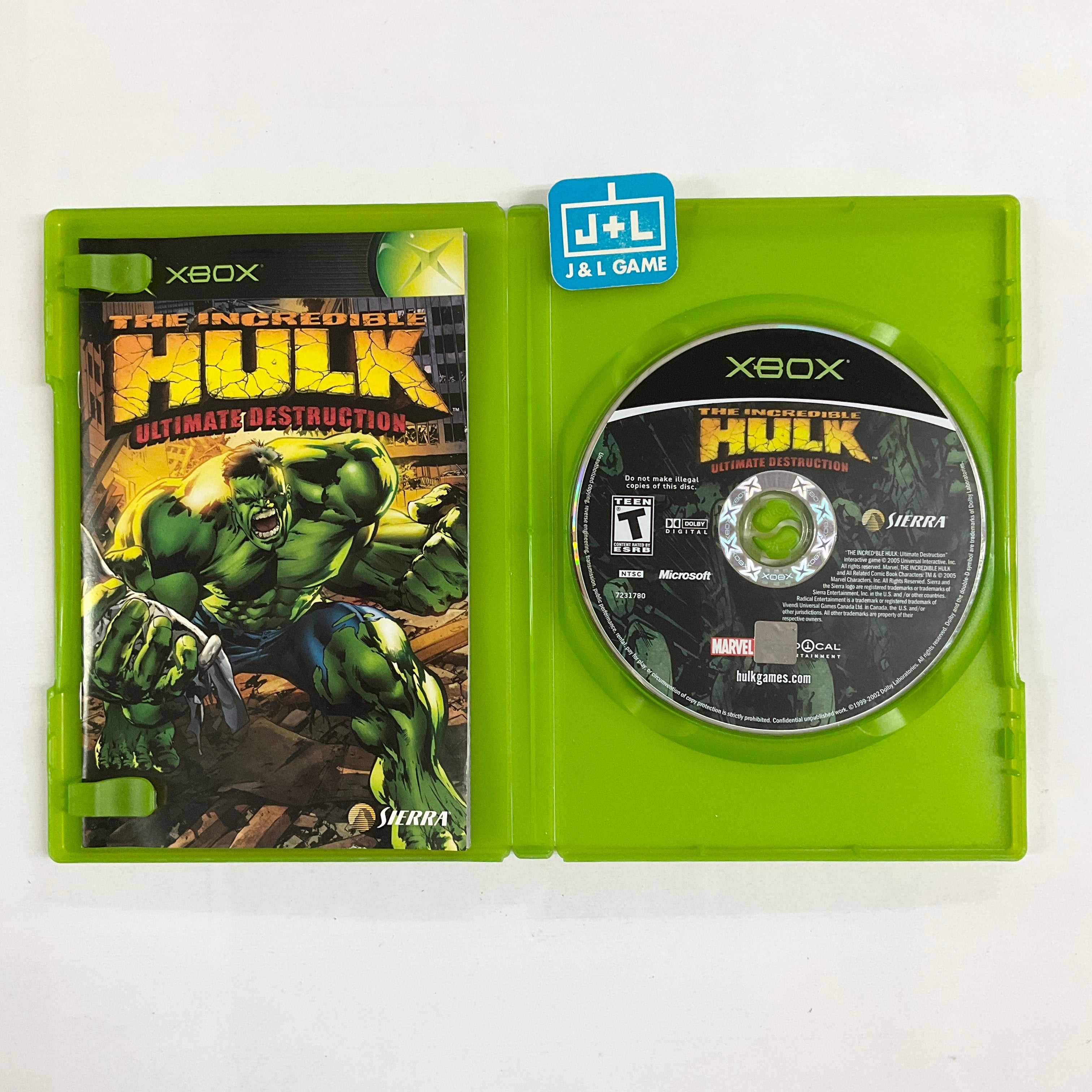 The Incredible Hulk: Ultimate Destruction - (XB) Xbox [Pre-Owned] Video Games VU Games   