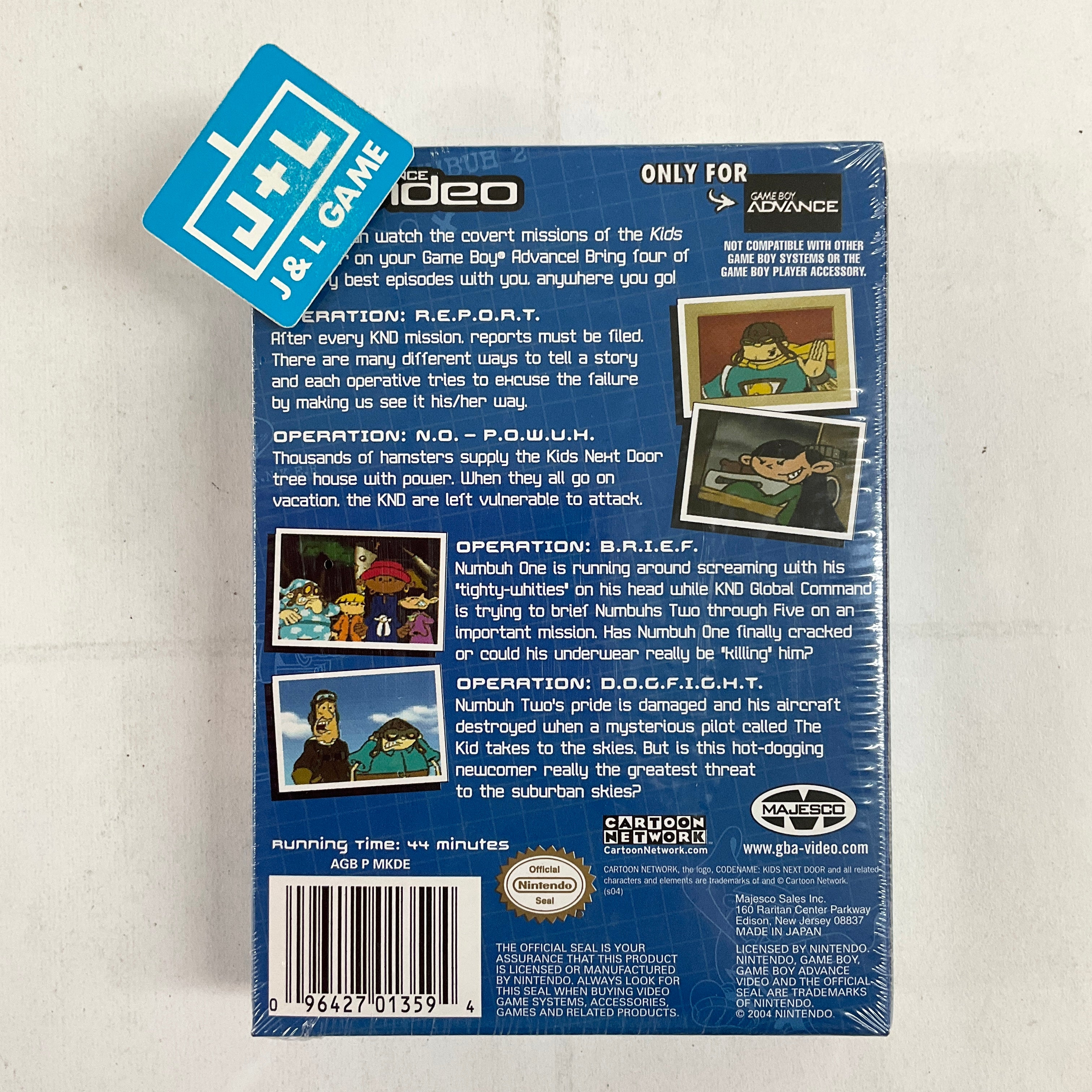 Game Boy Advance Video: Codename: Kids Next Door - Volume 1 - (GBA) Game Boy Advance Video Games Majesco   