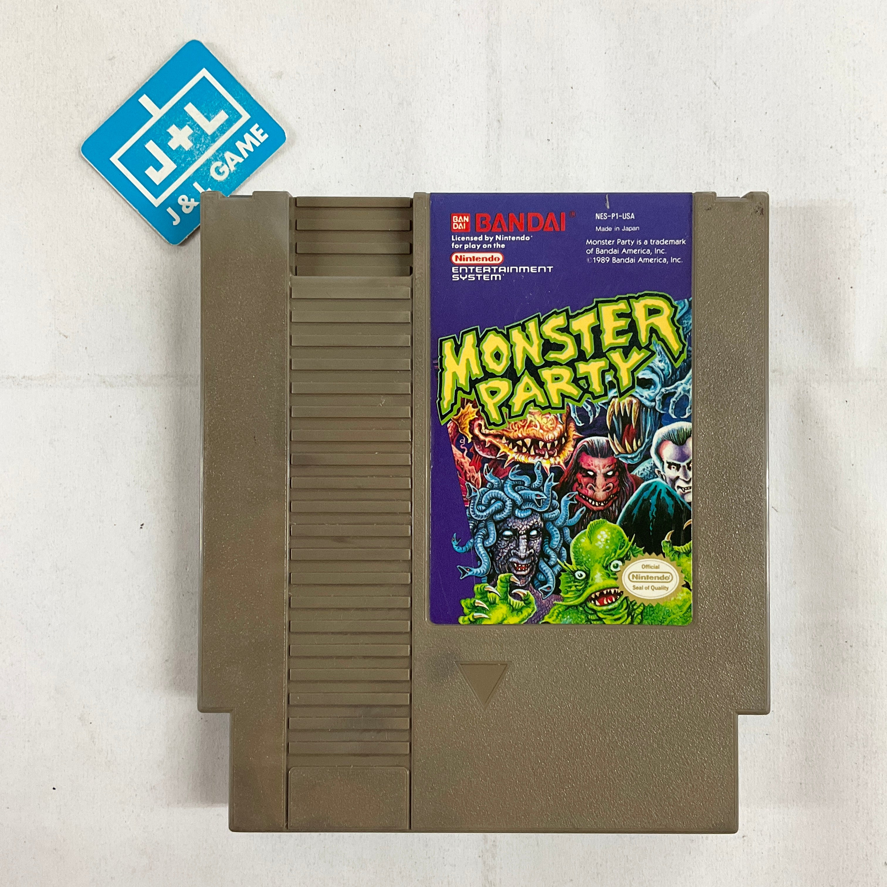 Monster Party - (NES) Nintendo Entertainment System [Pre-Owned] Video Games Bandai   