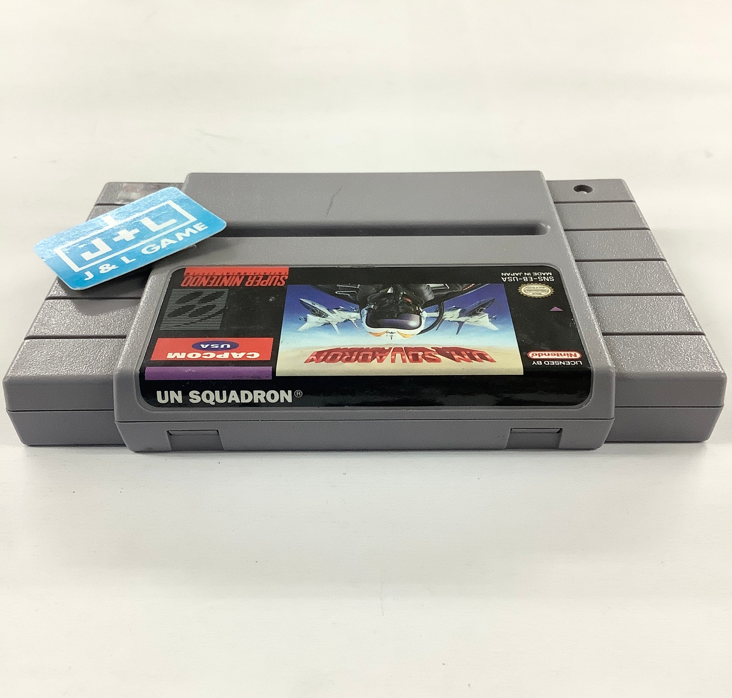 U.N. Squadron - (SNES) Super Nintendo [Pre-Owned] Video Games Capcom   