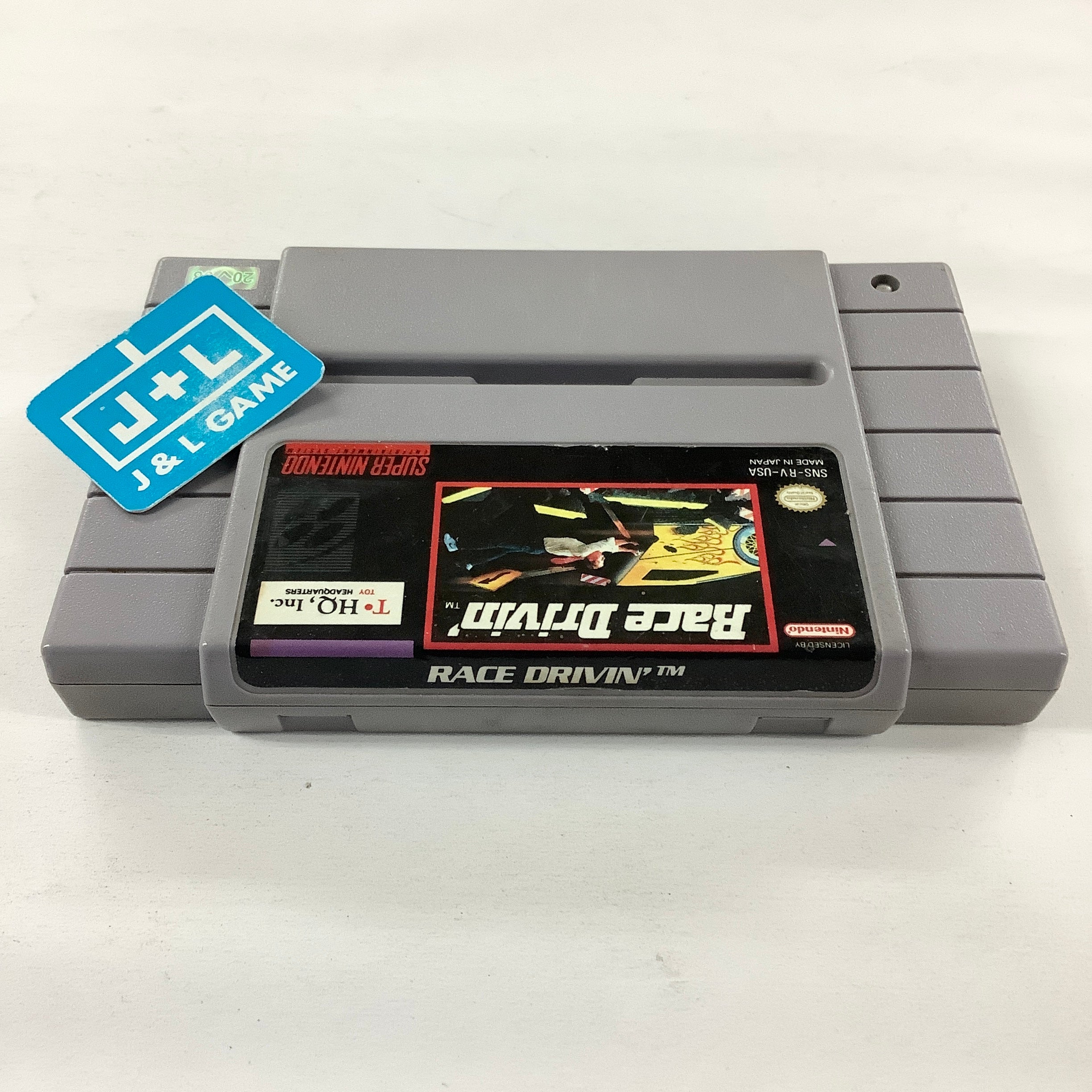 Race Drivin' - (SNES) Super Nintendo [Pre-Owned] Video Games THQ   