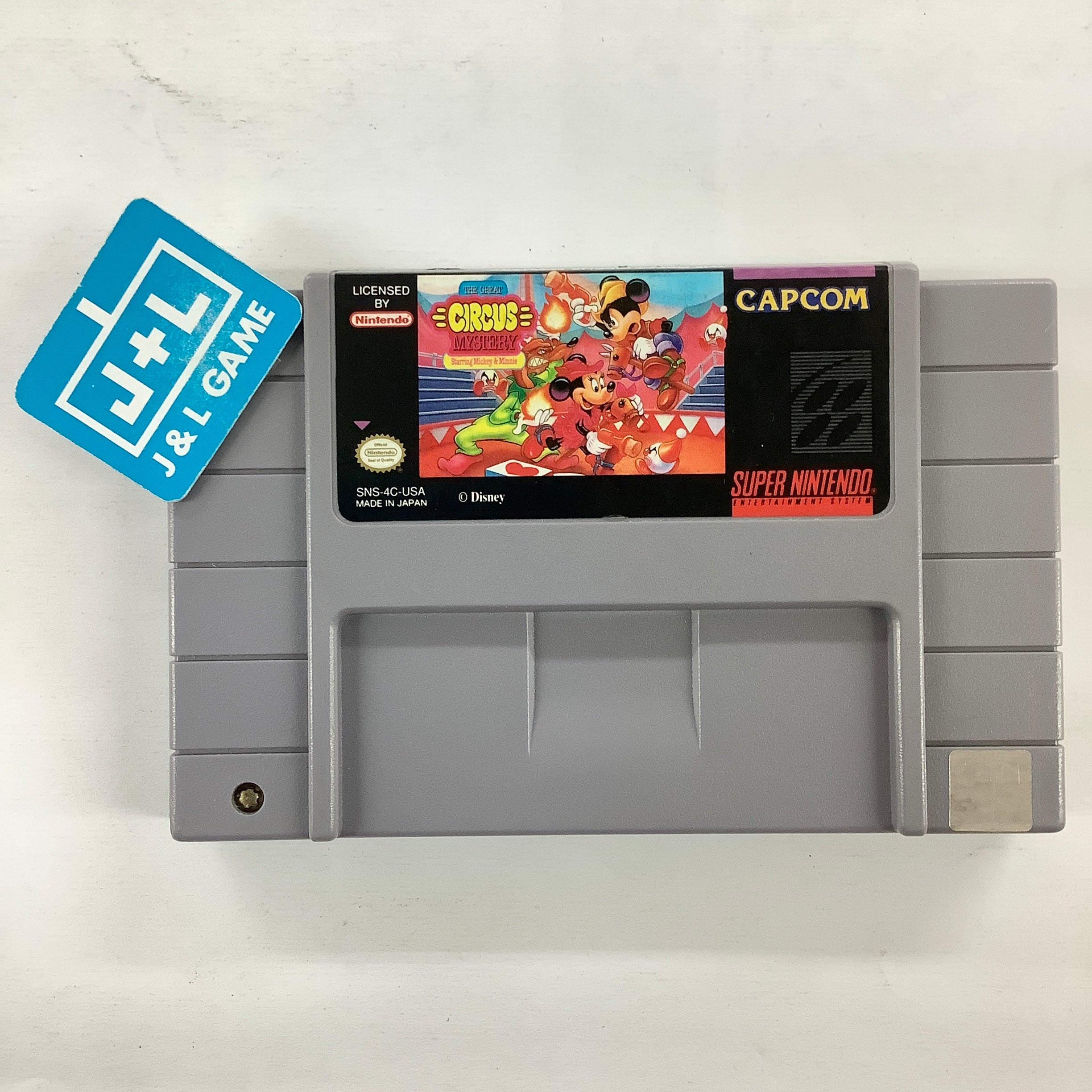 The Great Circus Mystery Starring Mickey & Minnie - (SNES) Super Nintendo [Pre-Owned] Video Games Capcom   