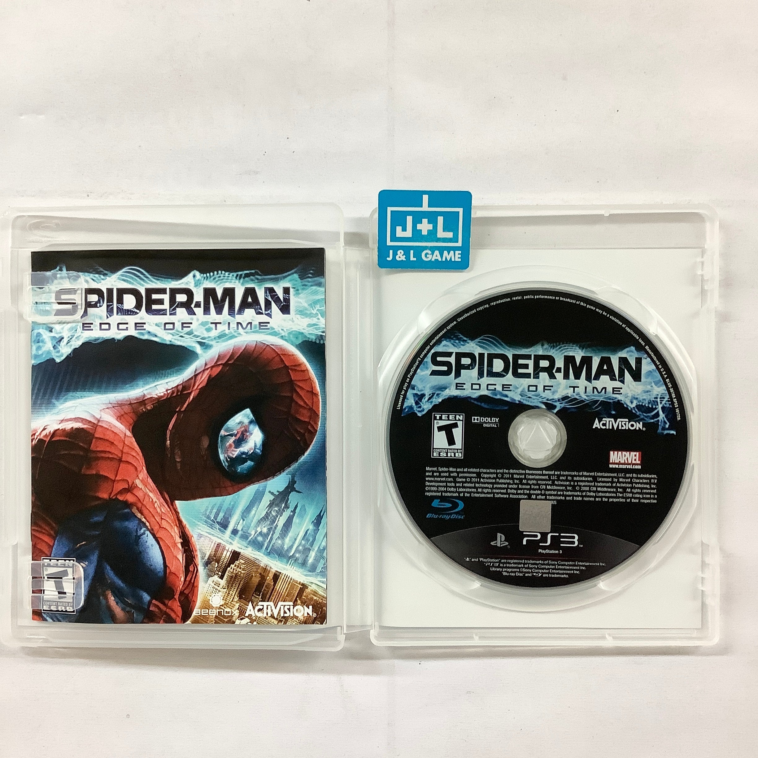 Spider-Man: Edge of Time - (PS3) PlayStation 3 [Pre-Owned] Video Games Activision   