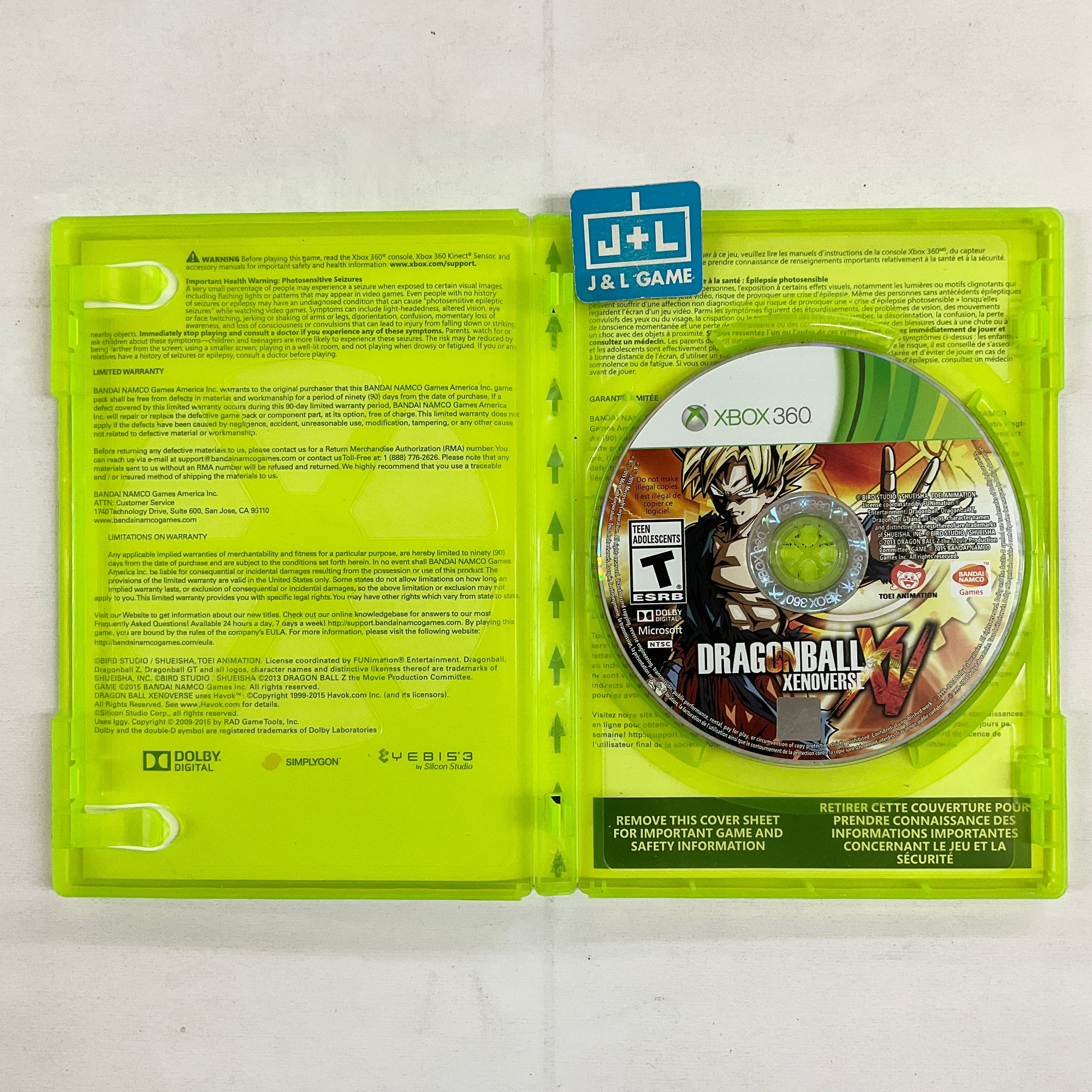 Dragon Ball: Xenoverse (Day One Edition) - Xbox 360 [Pre-Owned] Video Games BANDAI NAMCO Entertainment   