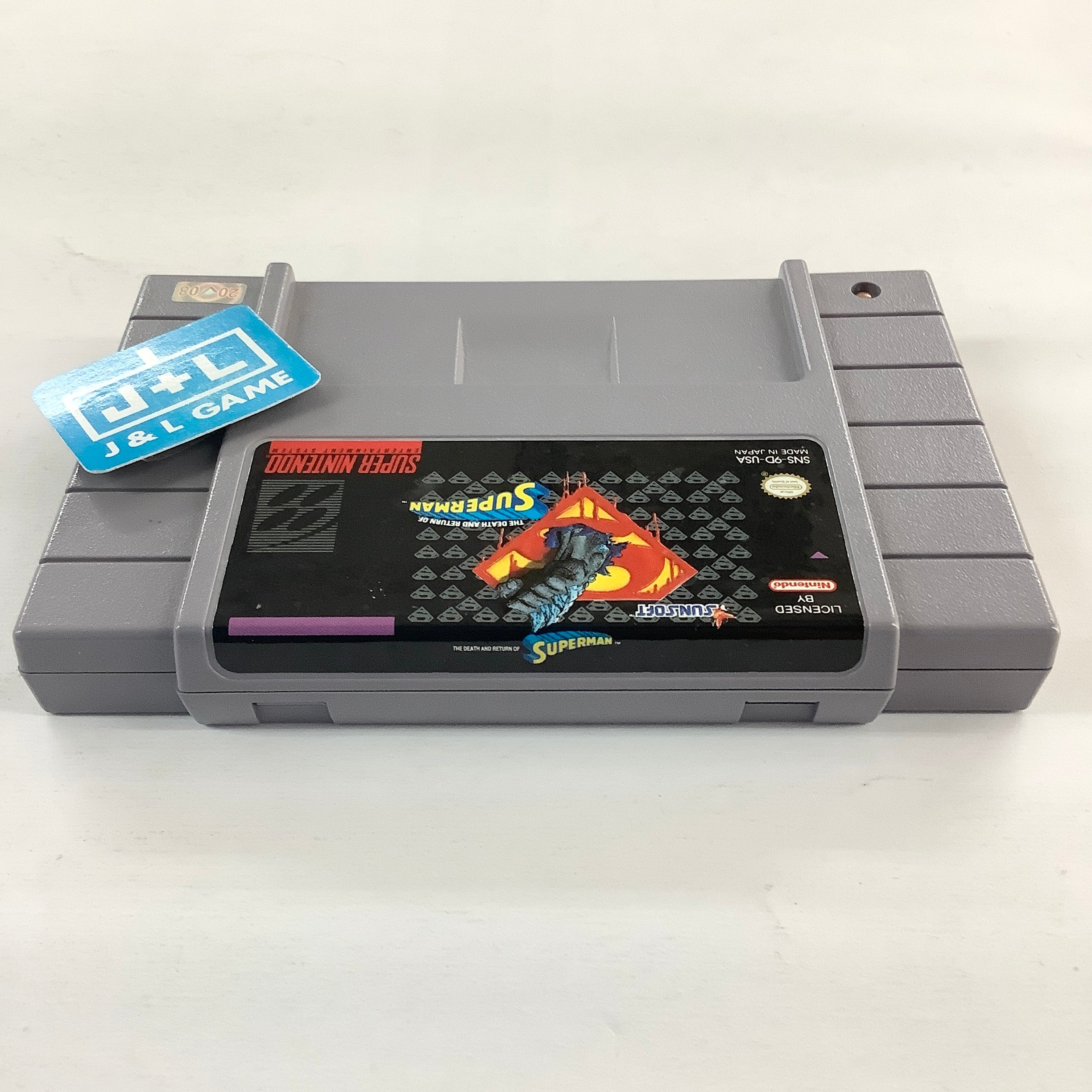 The Death and Return of Superman - (SNES) Super Nintendo [Pre-Owned] Video Games SunSoft   