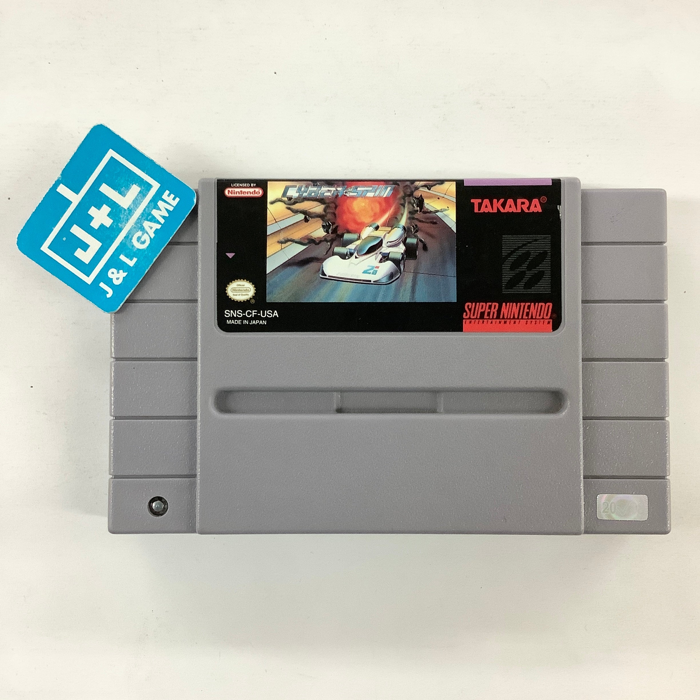 Cyber Spin - (SNES) Super Nintendo [Pre-Owned] Video Games Takara   