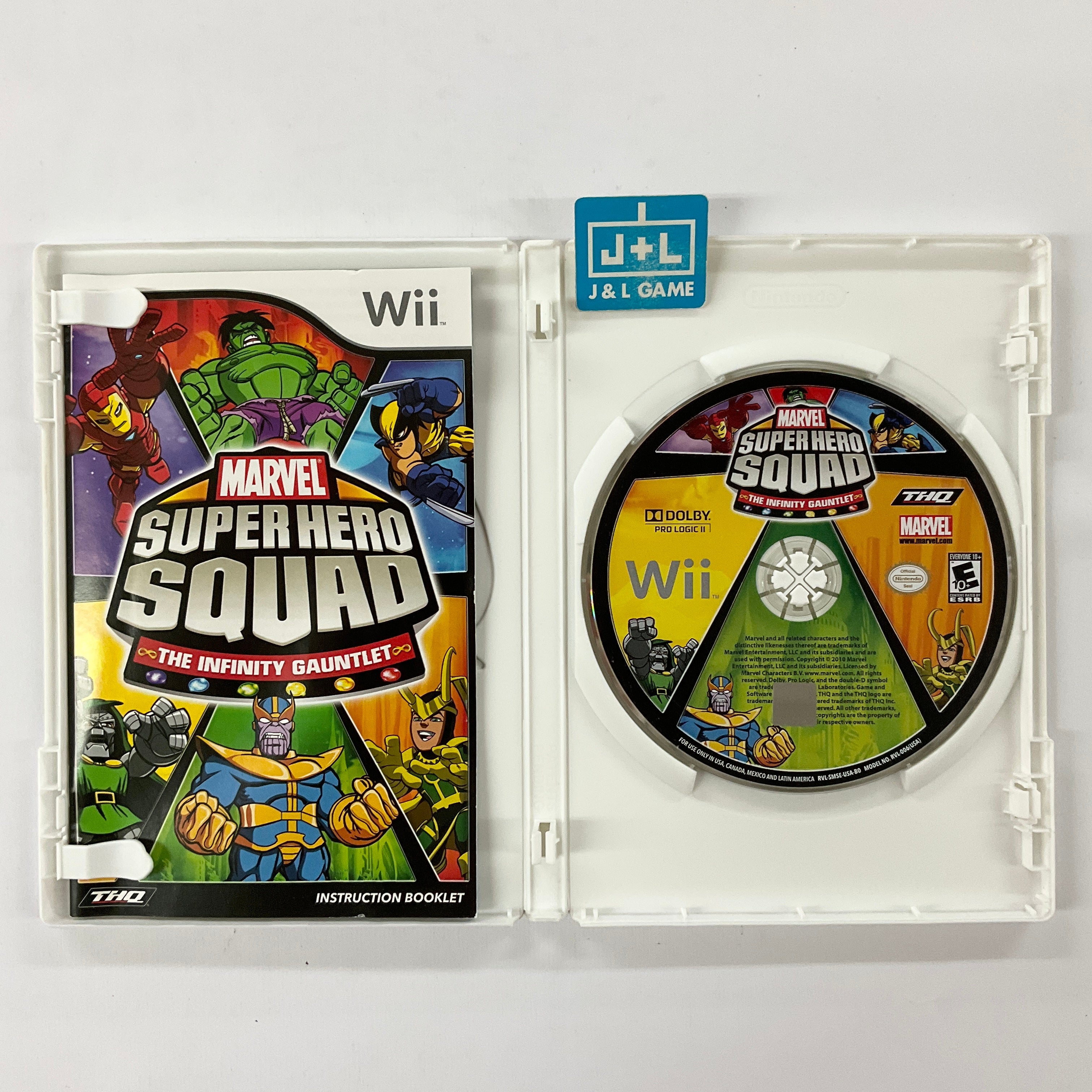 Marvel Super Hero Squad The Infinity Gauntlet - Nintendo Wii [Pre-Owned] Video Games THQ   