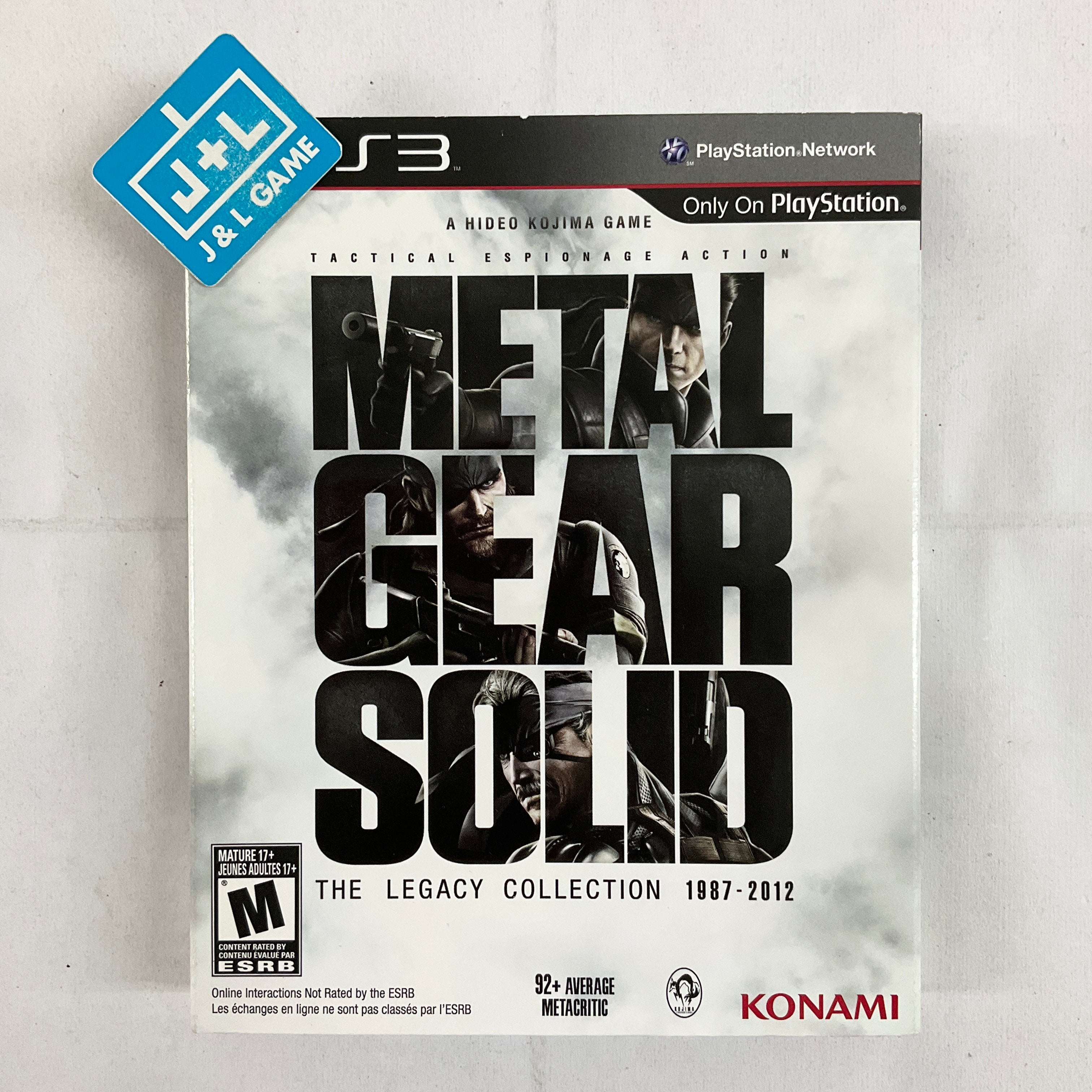 Metal Gear Solid: The Legacy Collection - (PS3) PlayStation 3 [Pre-Owned] Video Games Konami   