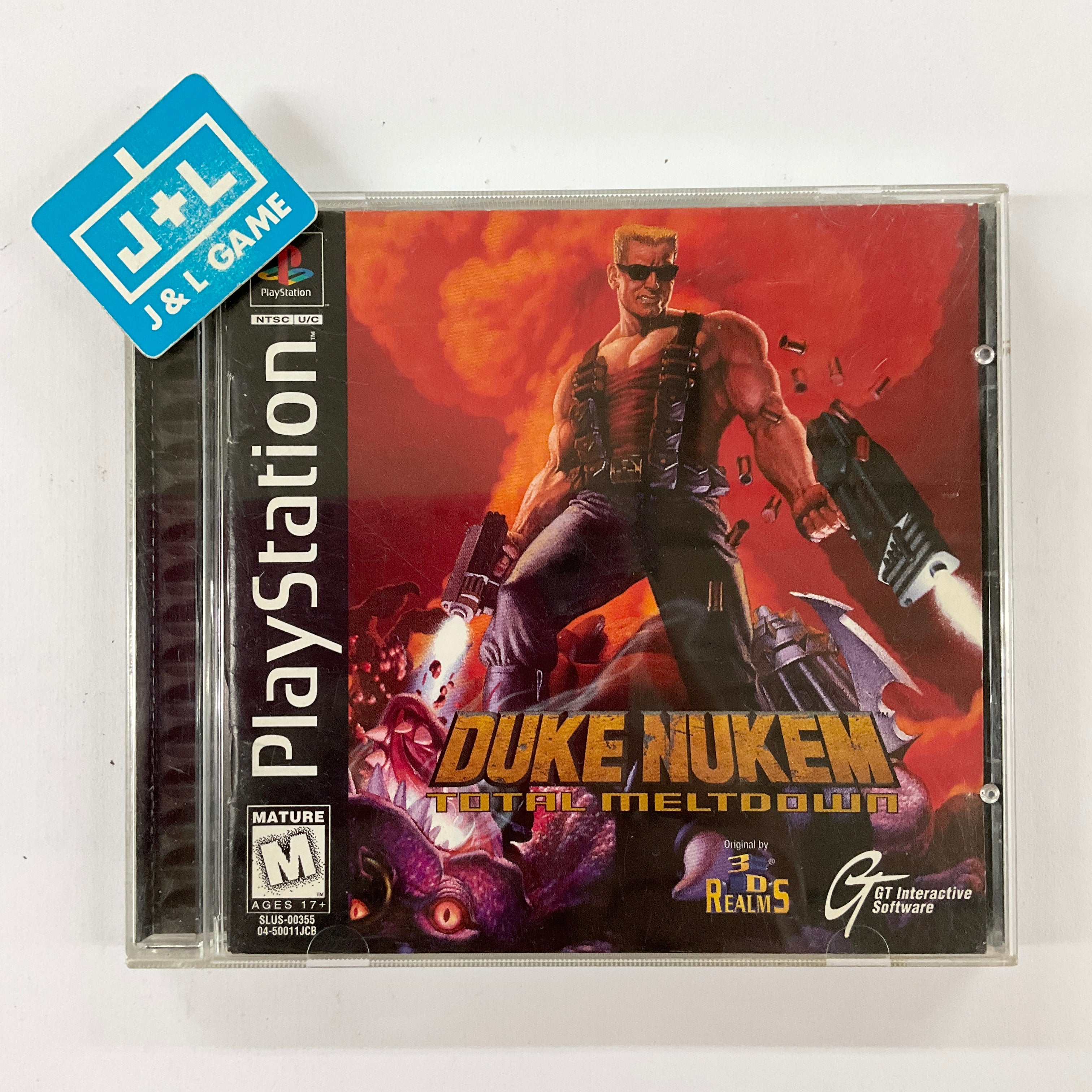 Duke Nukem: Total Meltdown - (PS1) PlayStation 1 [Pre-Owned] Video Games GT Interactive   