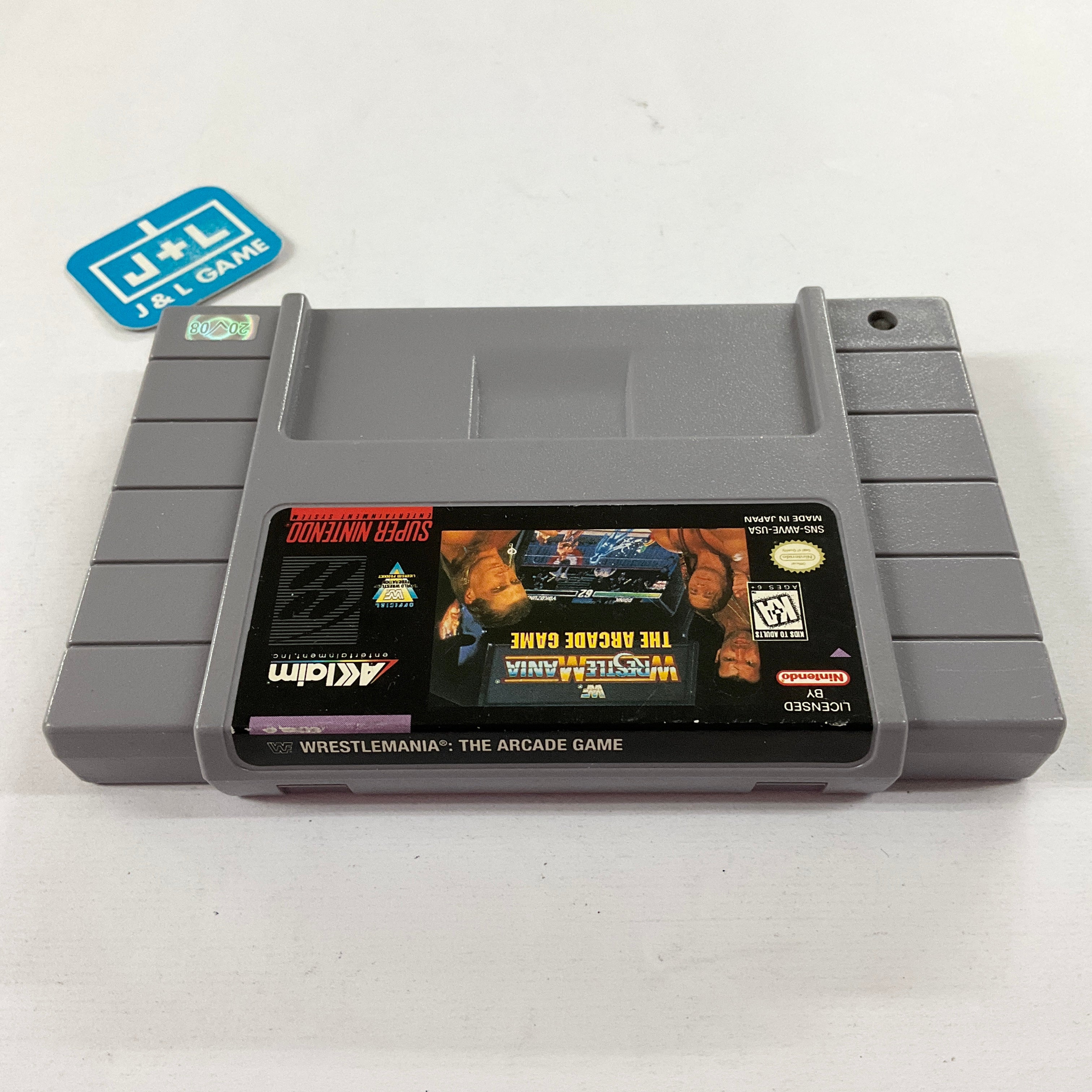 WWF Wrestlemania: The Arcade Game - (SNES) Super Nintendo [Pre-Owned] Video Games Acclaim   