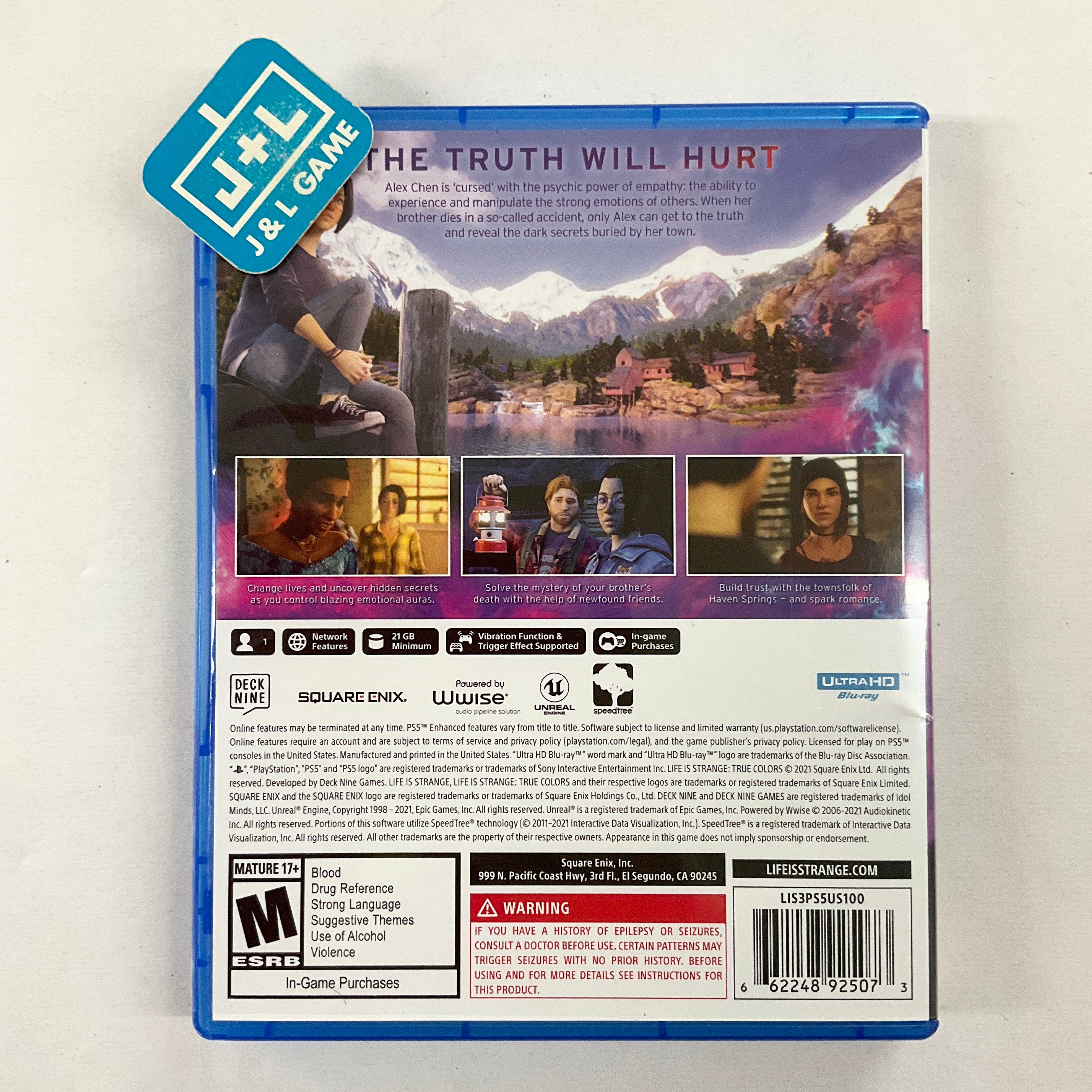 Life is Strange: True Colors - (PS5) PlayStation 5 [Pre-Owned] Video Games Square Enix   