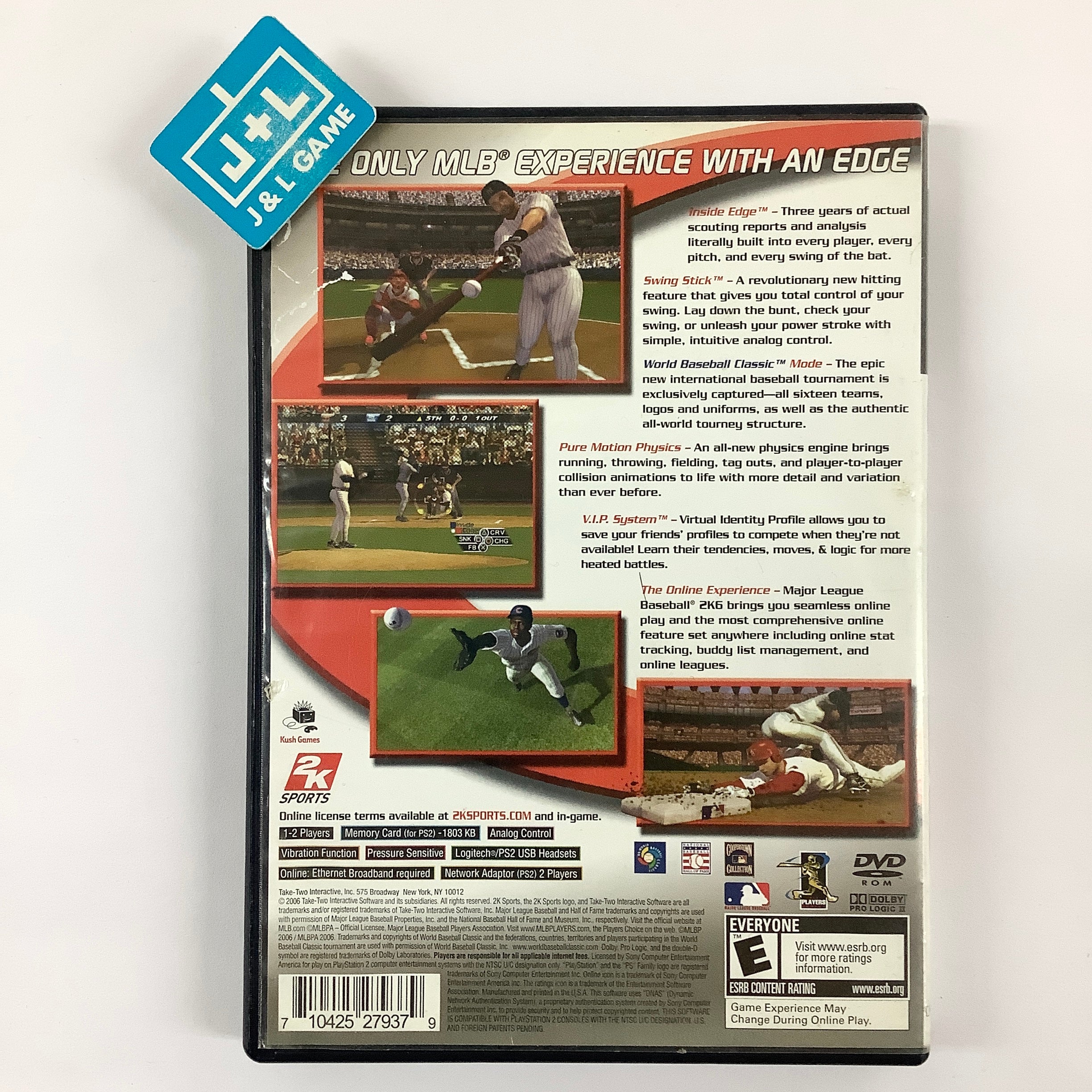 Major League Baseball 2K6 - (PS2) PlayStation 2 [Pre-Owned] Video Games 2K Sports   