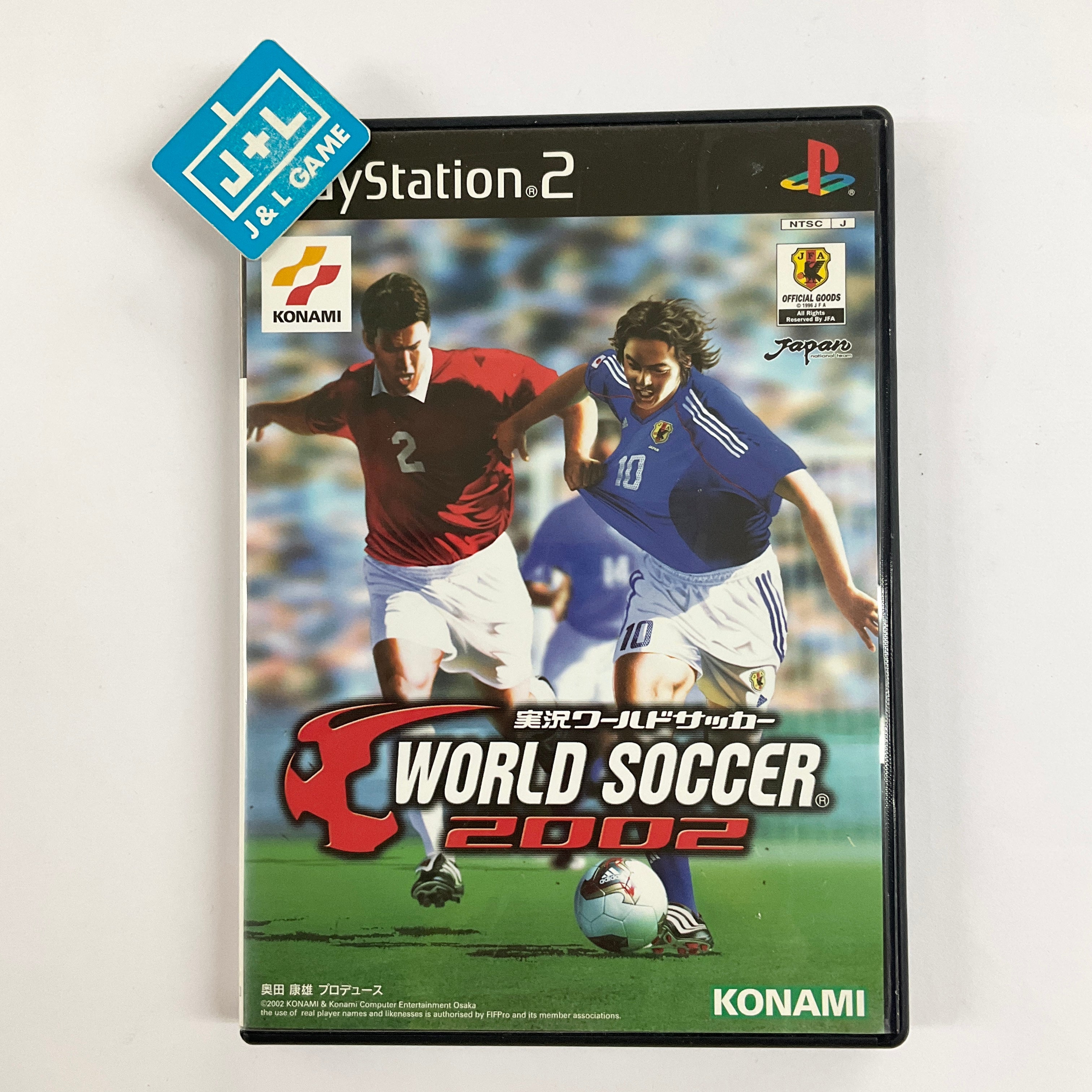 Jikkyou World Soccer 2002 - (PS2) Playstation 2 [Pre-Owned] (Japanese Import) Video Games Konami   