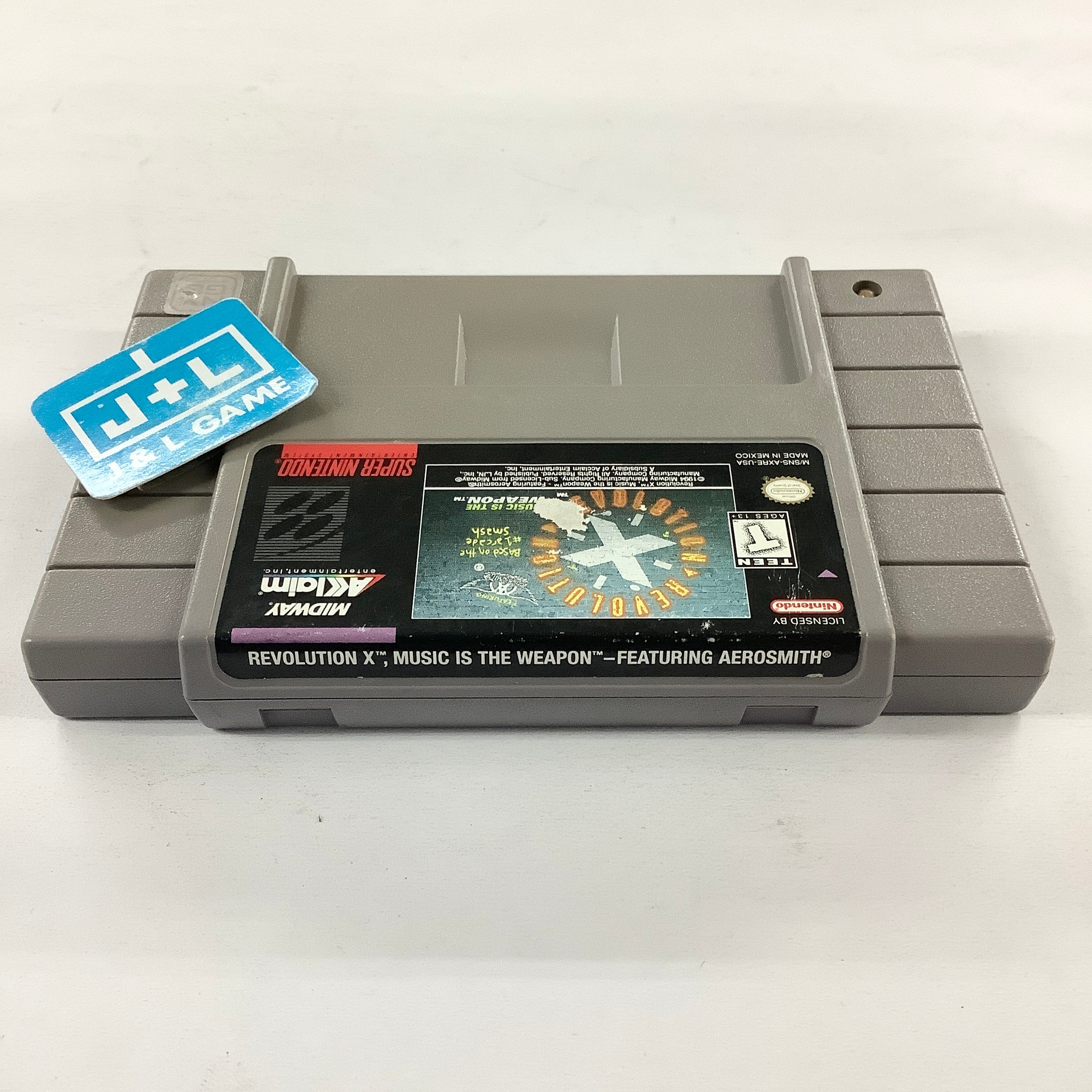 Revolution X - (SNES) Super Nintendo [Pre-Owned] Video Games Acclaim   