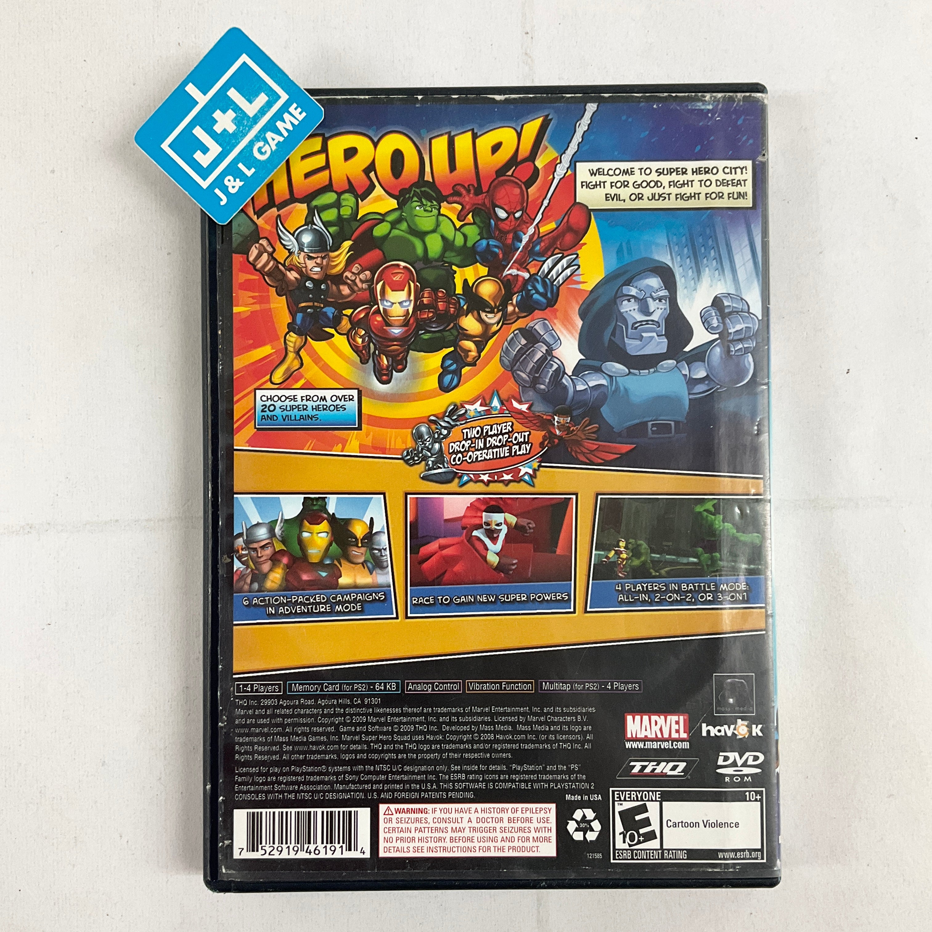 Marvel Super Hero Squad - (PS2) PlayStation 2 [Pre-Owned] Video Games THQ   