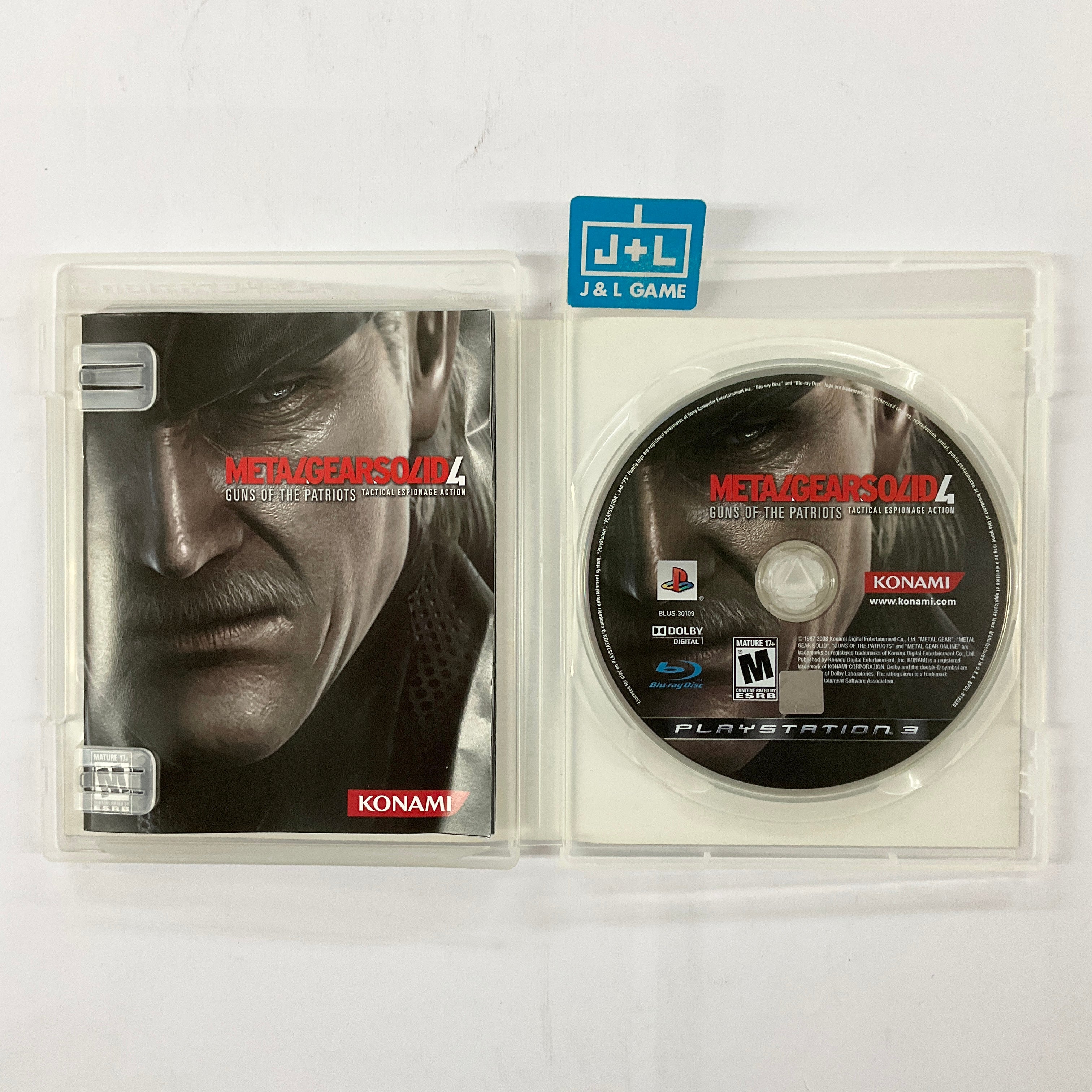 Metal Gear Solid 4: Guns of the Patriots (Limited Edition) - (PS3) PlayStation 3 [Pre-Owned] Video Games Konami   