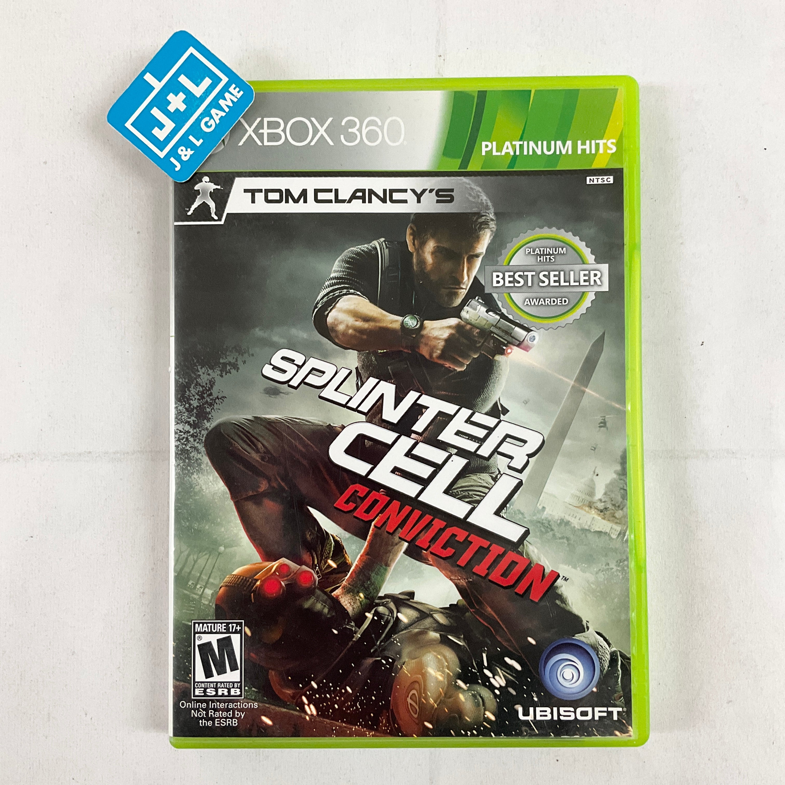 Tom Clancy's Splinter Cell: Conviction (Platinum Hits) - Xbox 360 [Pre-Owned] Video Games Ubisoft   