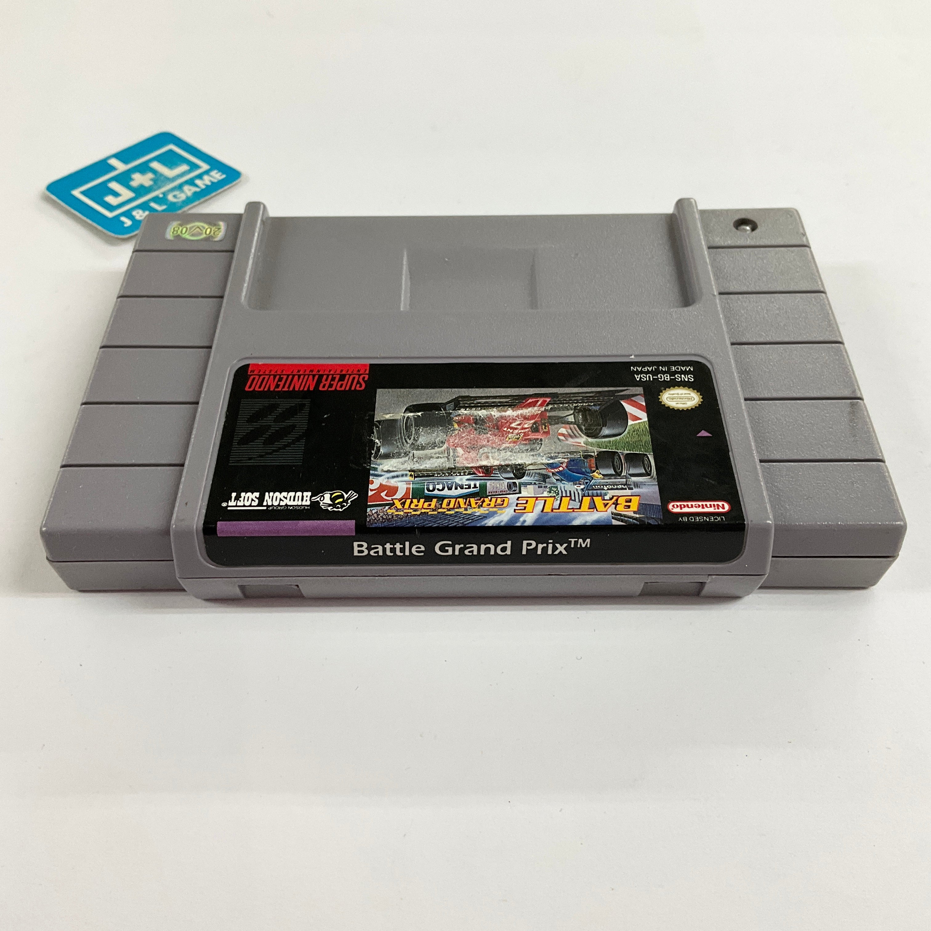 Battle Grand Prix - (SNES) Super Nintendo [Pre-Owned] Video Games Hudson Soft   