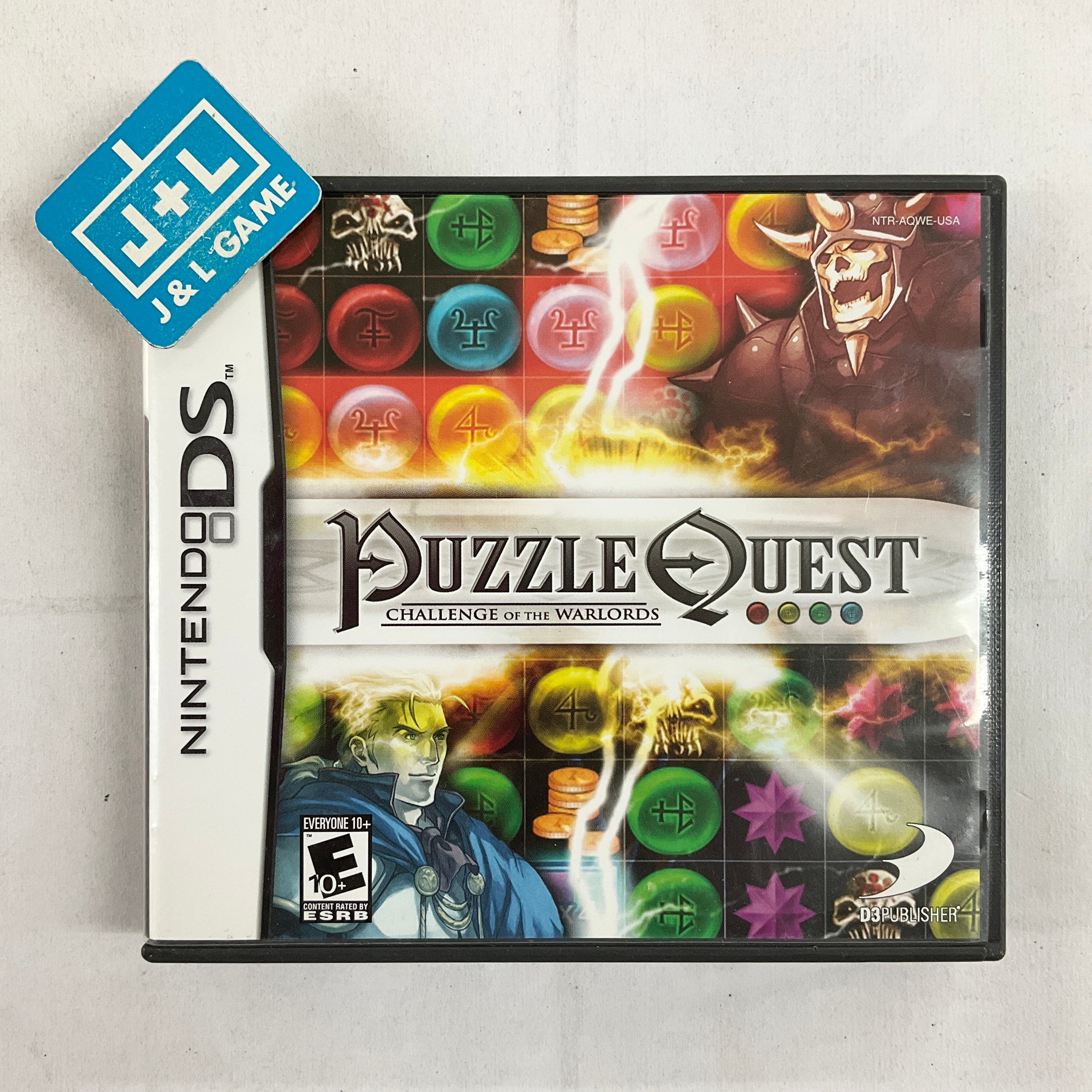 Puzzle Quest: Challenge of the Warlords - (NDS) Nintendo DS [Pre-Owned] Video Games D3 Publisher   