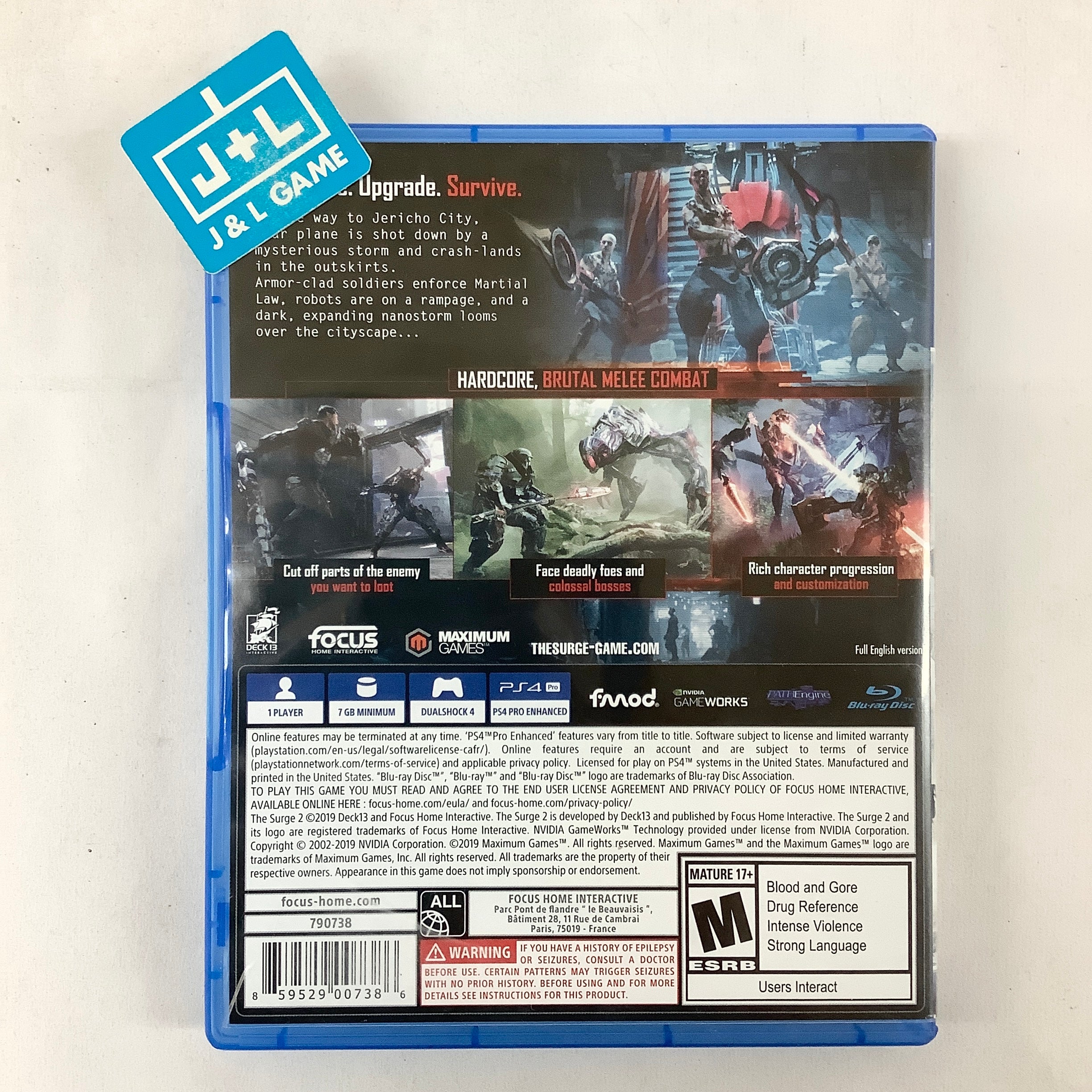 The Surge 2 - (PS4) PlayStation 4 [Pre-Owned] Video Games Focus Home Interactive   