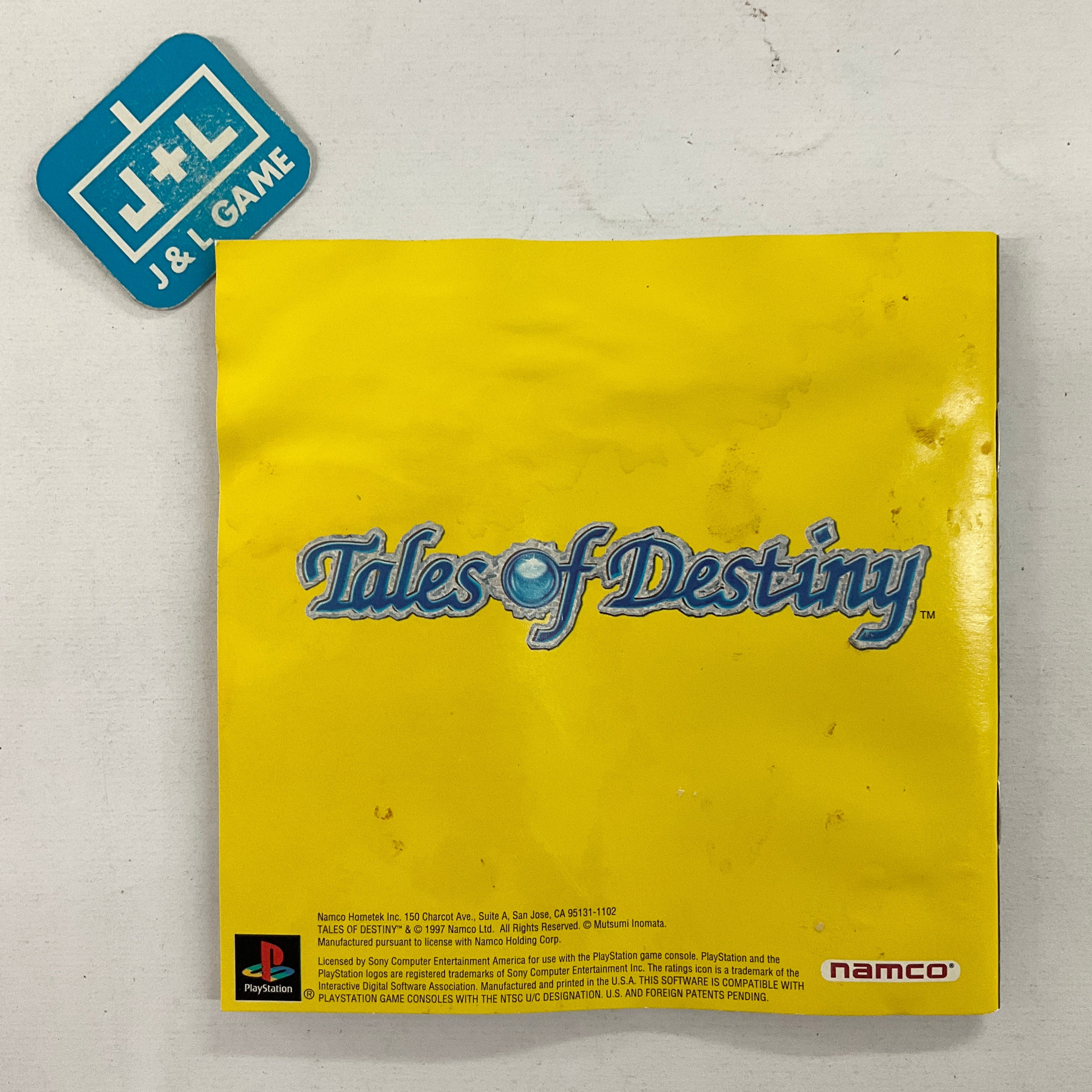 Tales of Destiny - (PS1) Playstation 1 [Pre-Owned] Video Games Namco   