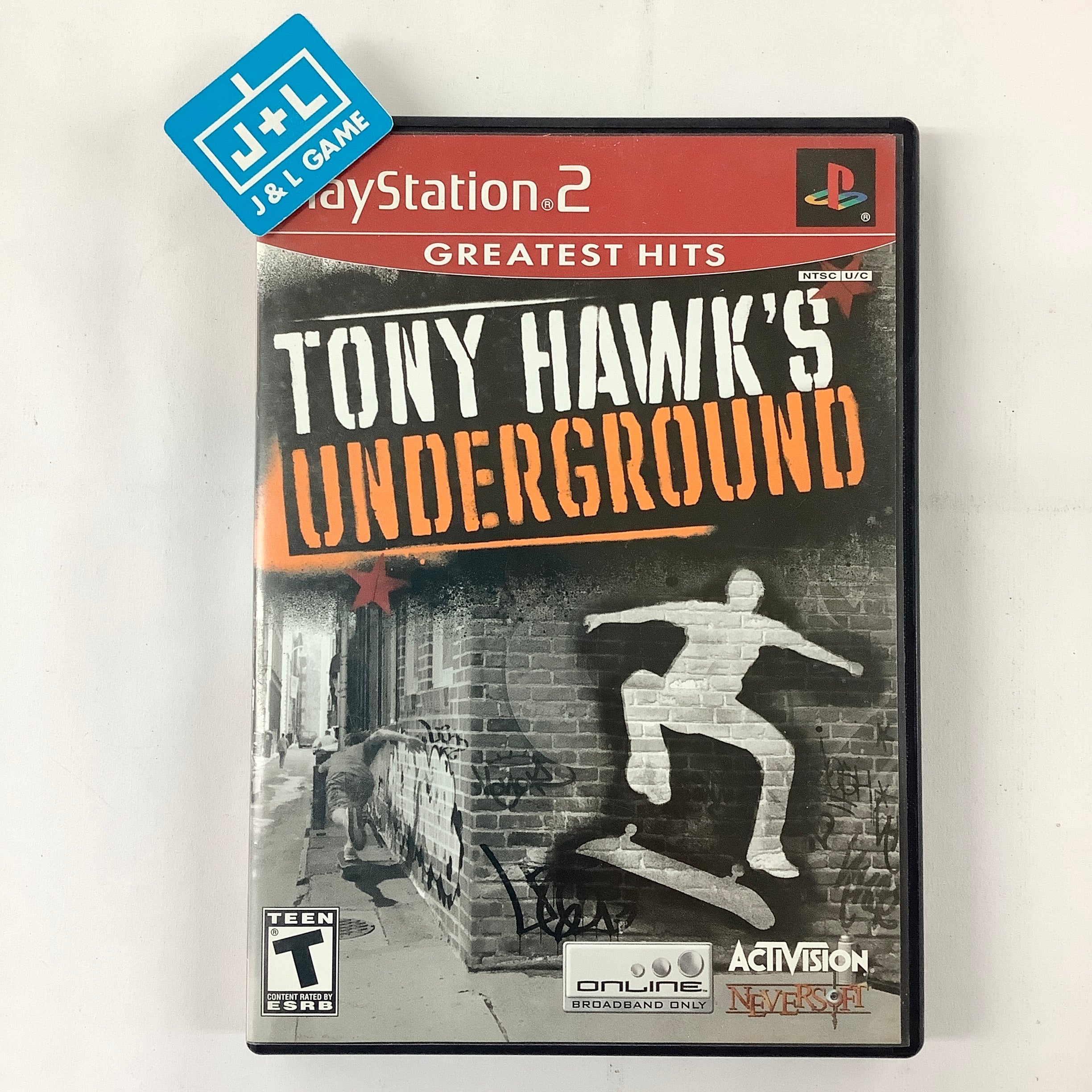 Tony Hawk's Underground (Greatest Hits) - (PS2) PlayStation 2 [Pre-Owned] Video Games Activision   