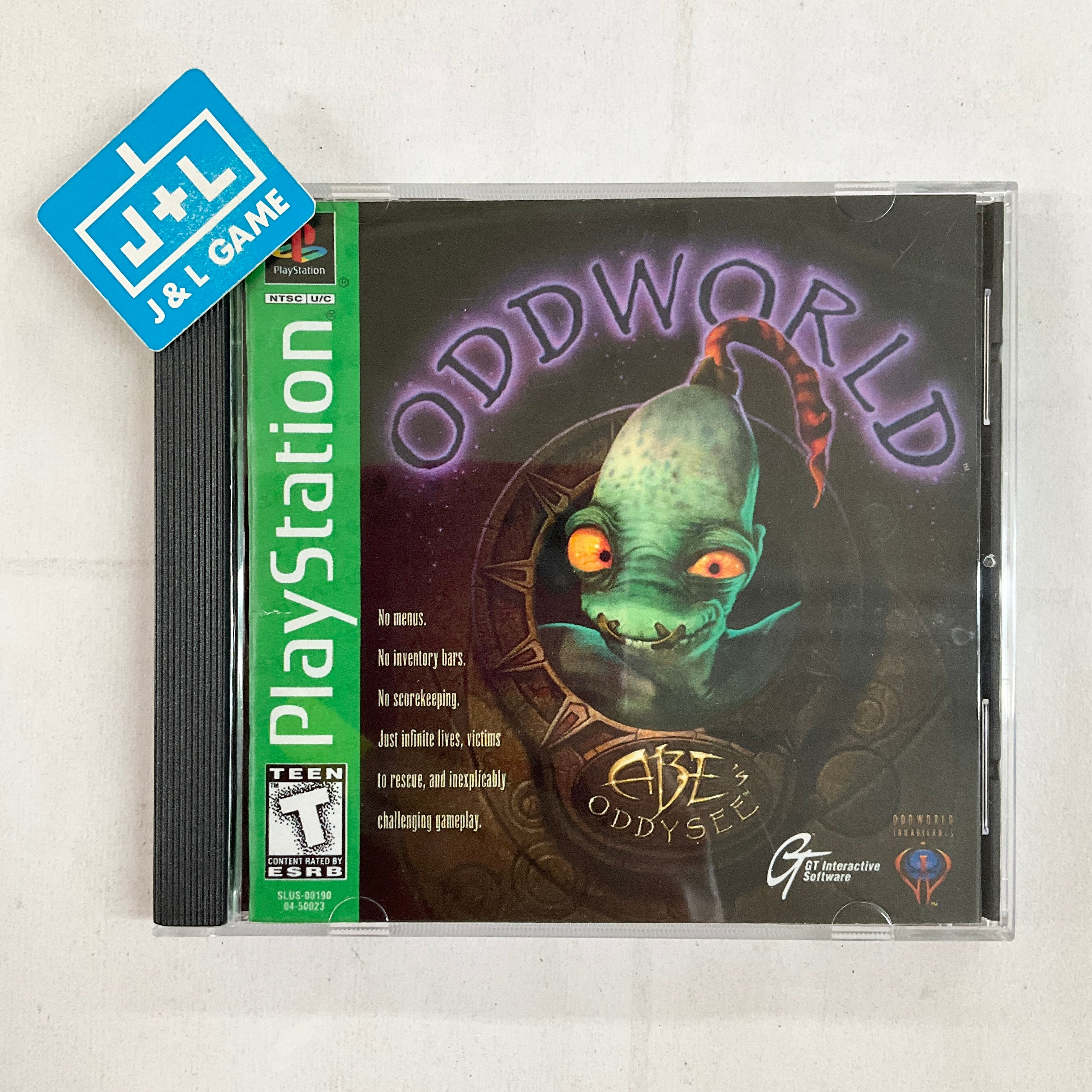 Oddworld: Abe's Oddysee (Greatest Hits) - (PS1) PlayStation 1 [Pre-Owned] Video Games GT Interactive   