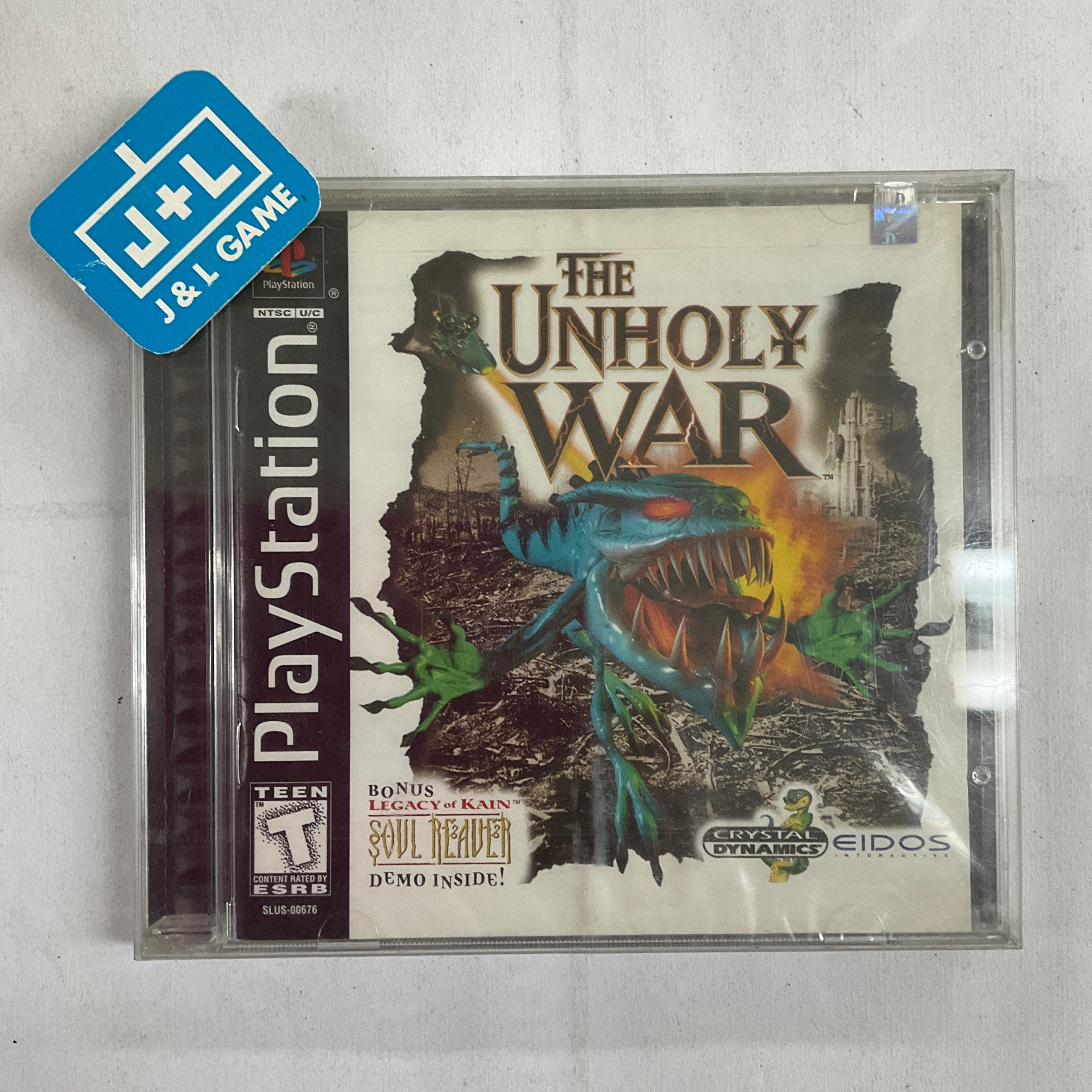 The Unholy War - (PS1) Playstation 1 Video Games EIDOS   