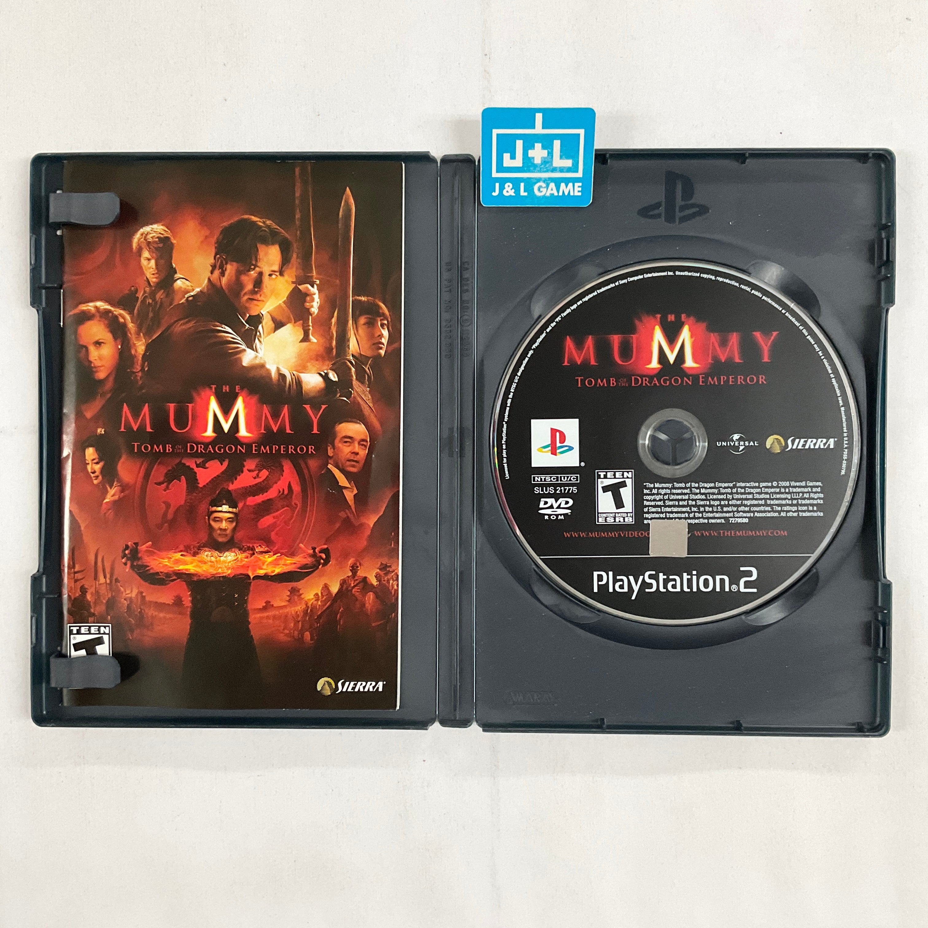 The Mummy: Tomb of the Dragon Emperor - (PS2) PlayStation 2 [Pre-Owned] Video Games Sierra Entertainment   