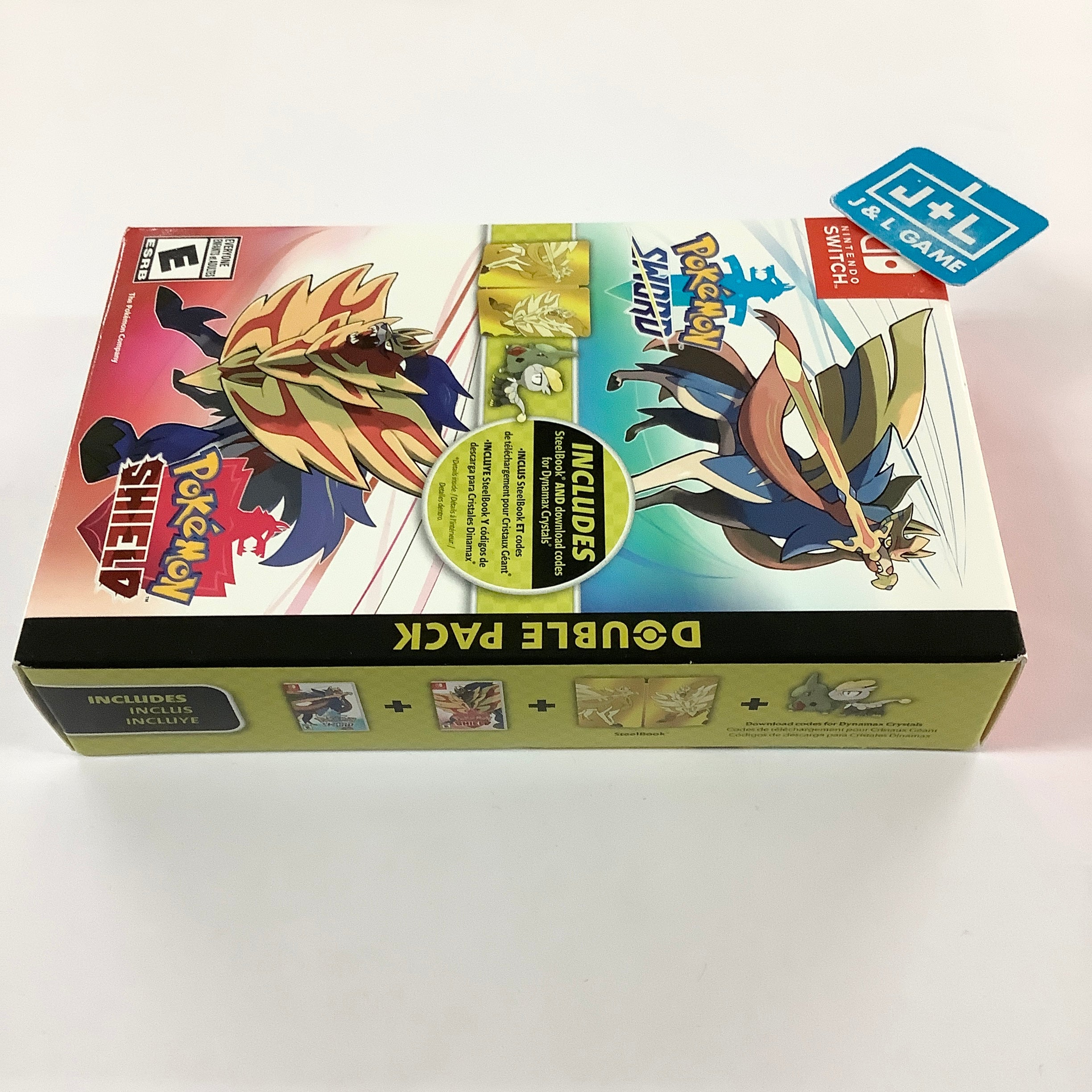 Pokemon Sword and Shield Double Pack (Steelbook Edition) - (NSW) Nintendo Switch Video Games Nintendo   