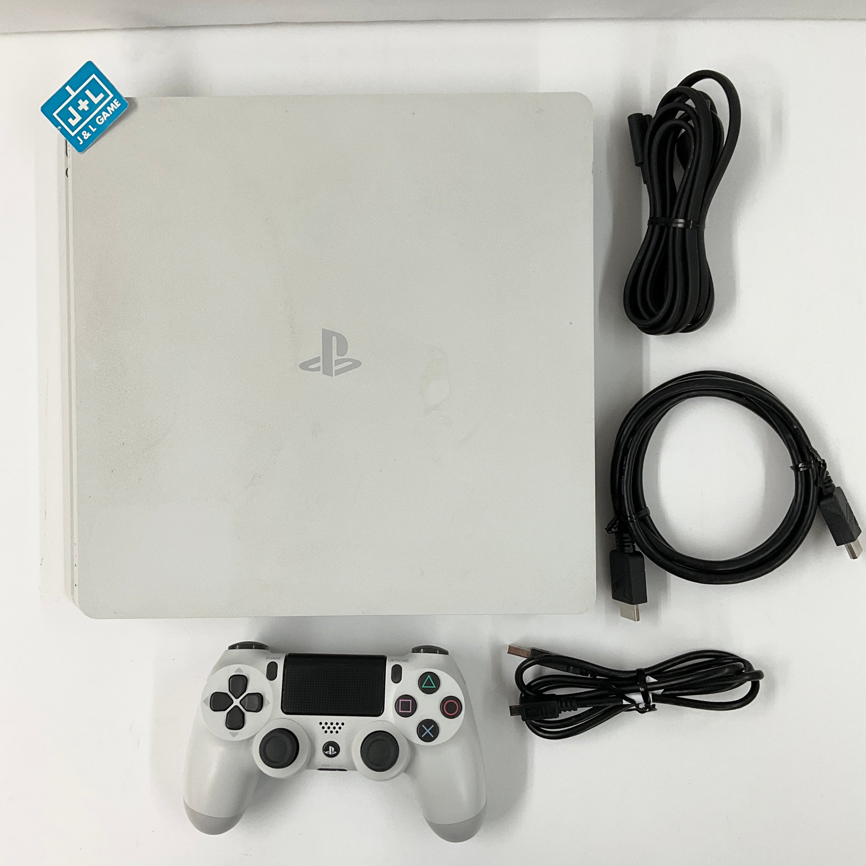 Sony PlayStation 4 Slim Console 500GB (White) - (PS4) Playstation 4 [Pre-Owned] Consoles Sony   