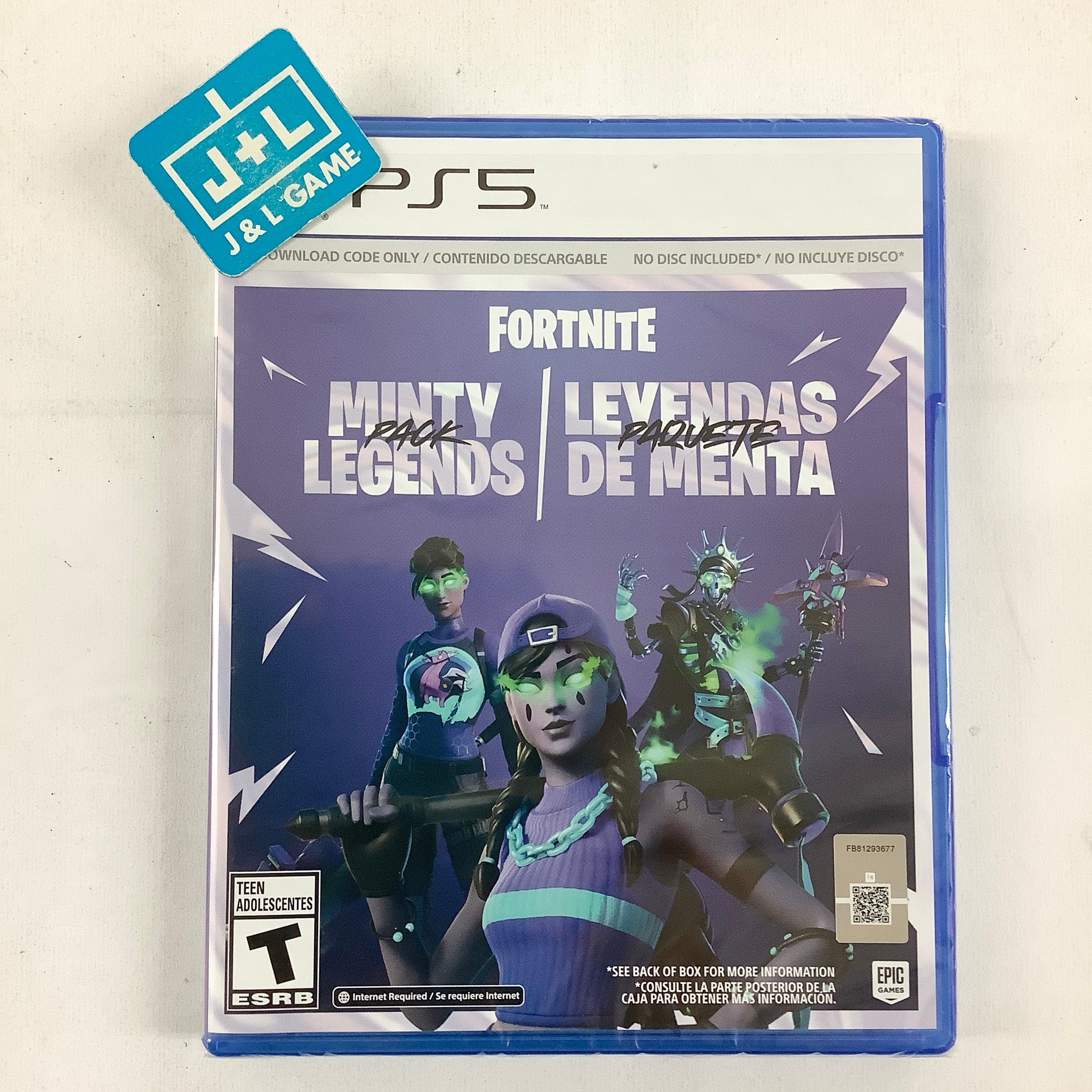 Fortnite Minty Legends Pack - (PS5) PlayStation 5 Video Games Epic Games   