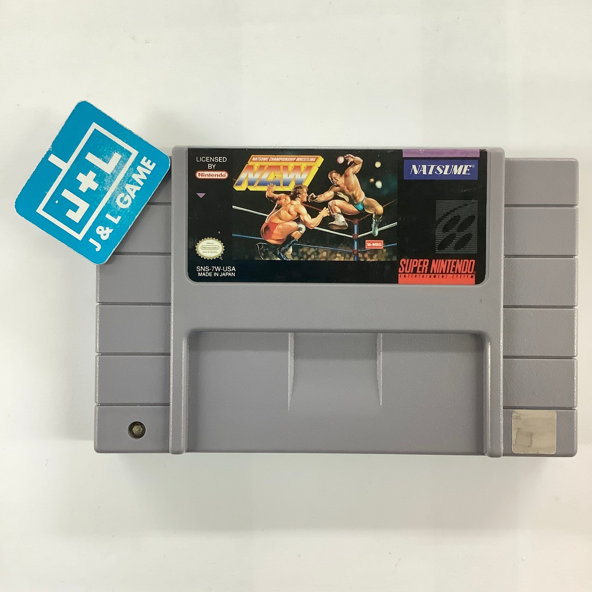 Natsume Championship Wrestling - (SNES) Super Nintendo [Pre-Owned] Video Games Natsume   