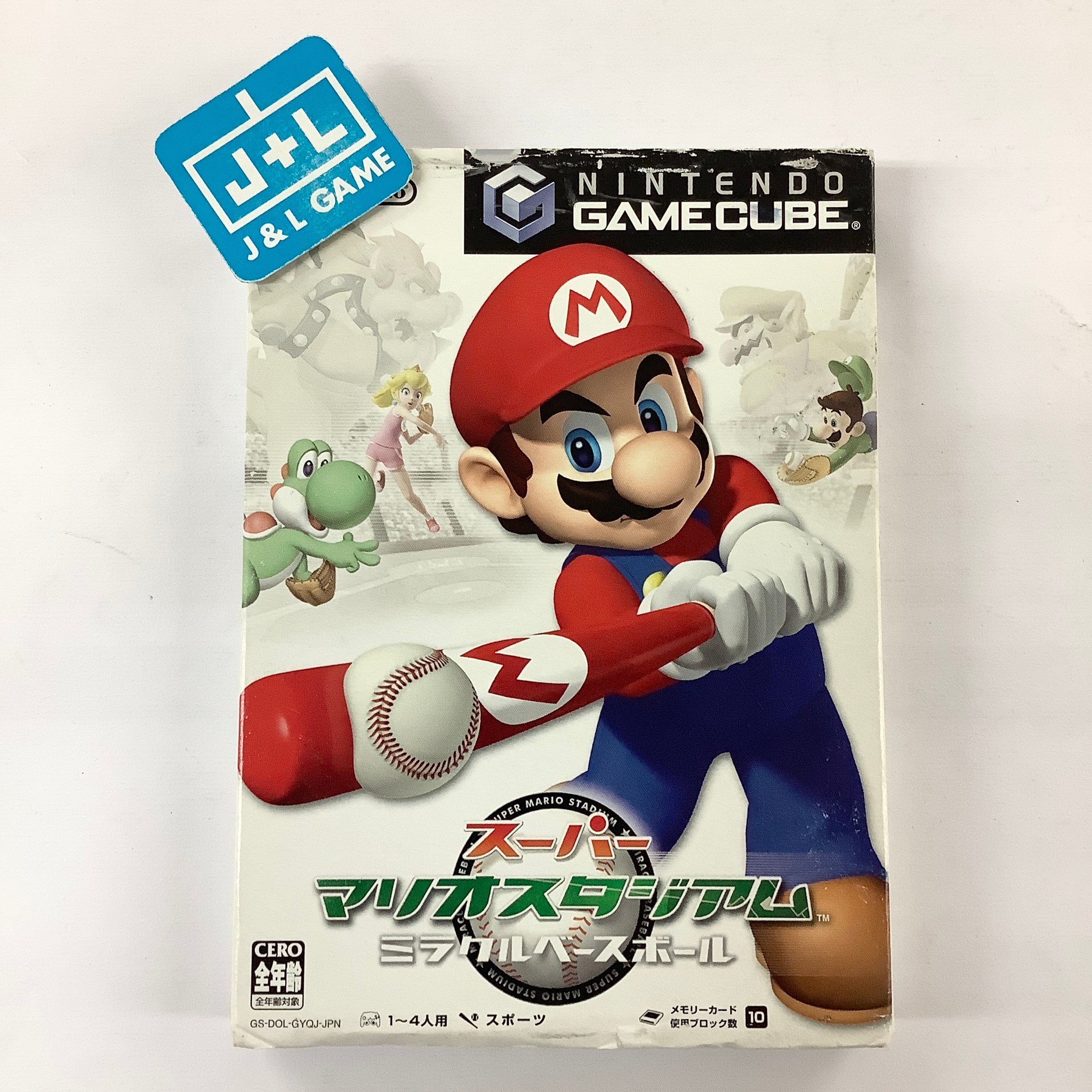 Super Mario Stadium Miracle Baseball - (GC) GameCube [Pre-Owned] (Japanese Import) Video Games Nintendo   