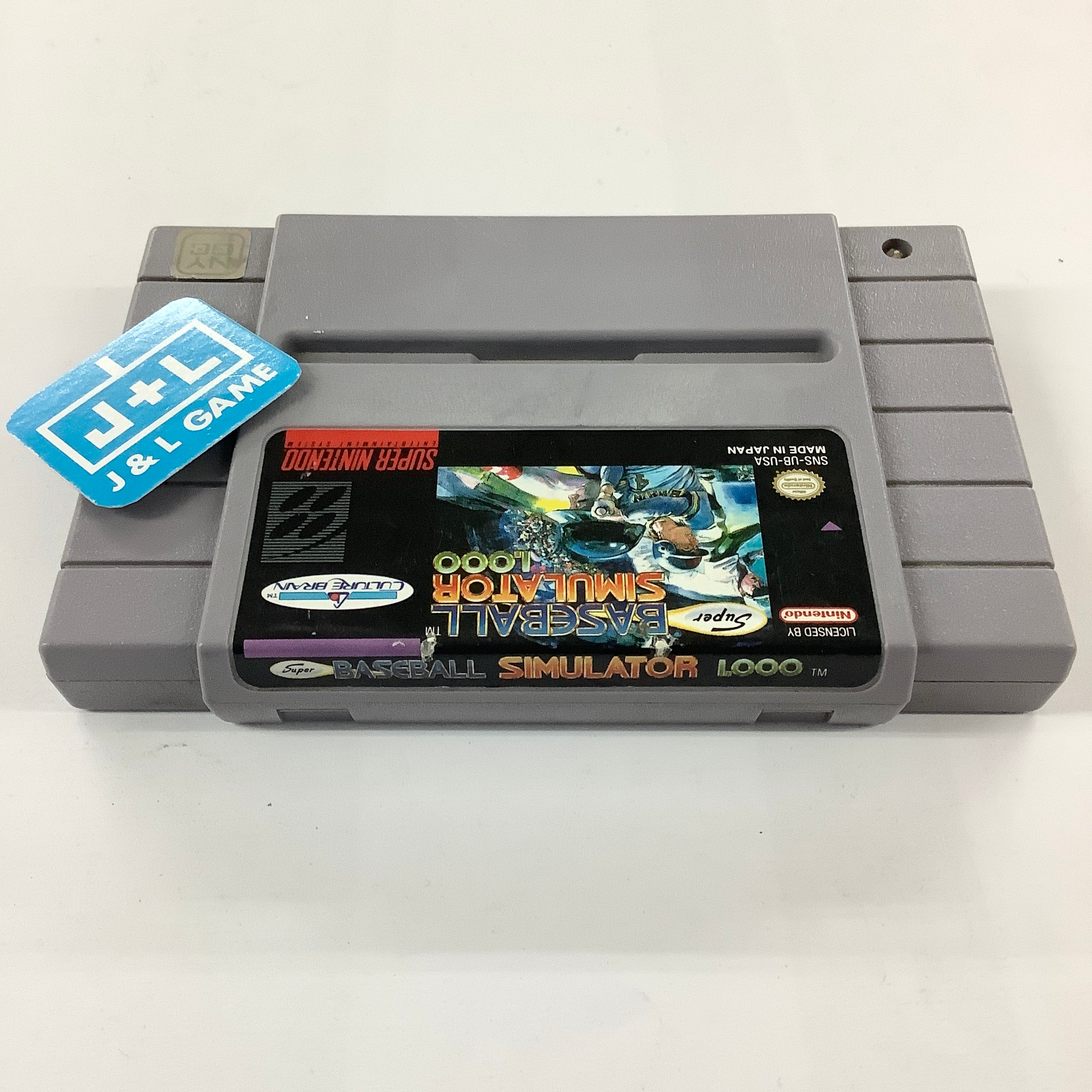 Super Baseball Simulator 1.000 - (SNES) Super Nintendo [Pre-Owned] Video Games Culture Brain   