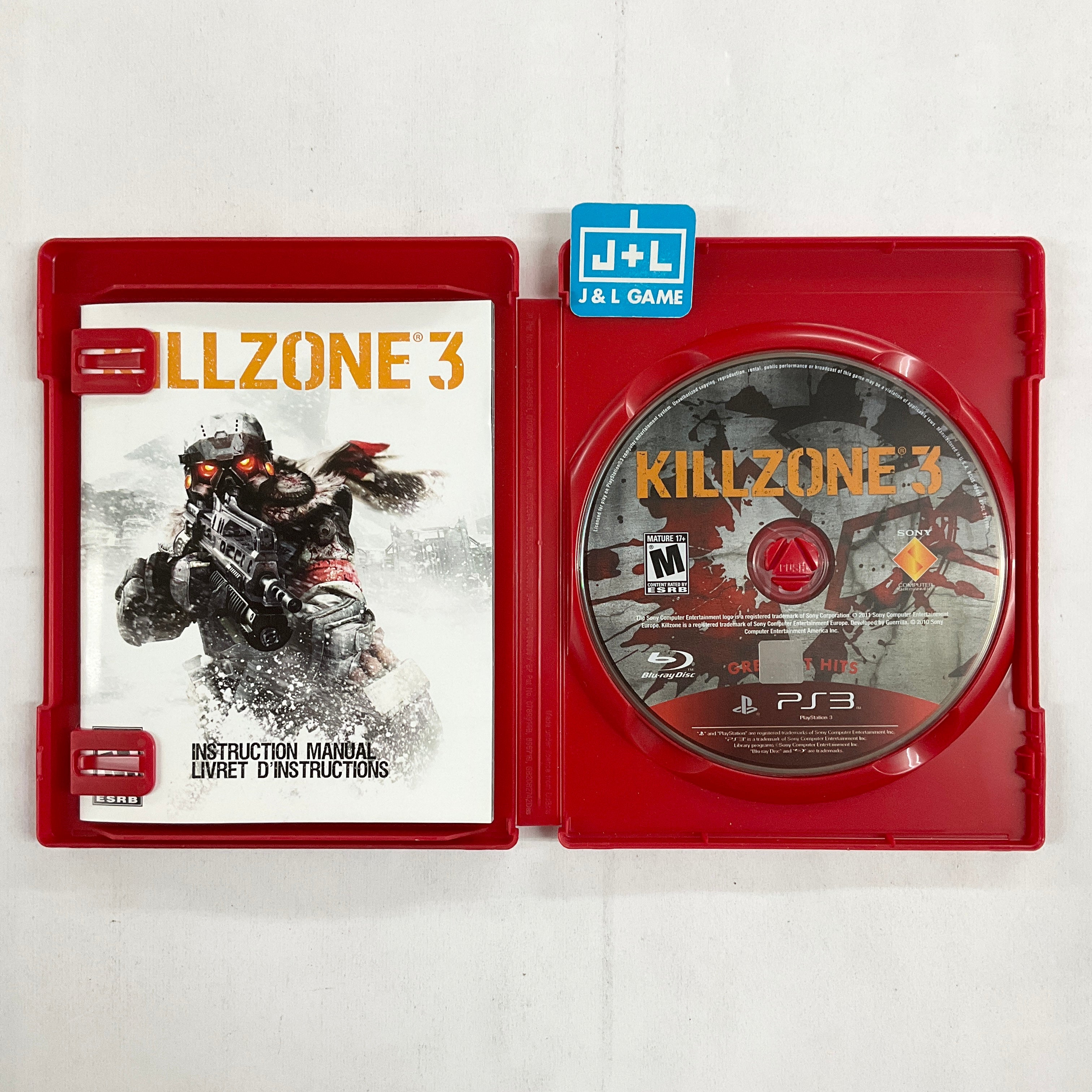 Killzone 3 (Greatest Hits)- (PS3) PlayStation 3 [Pre-Owned] Video Games SCEA   