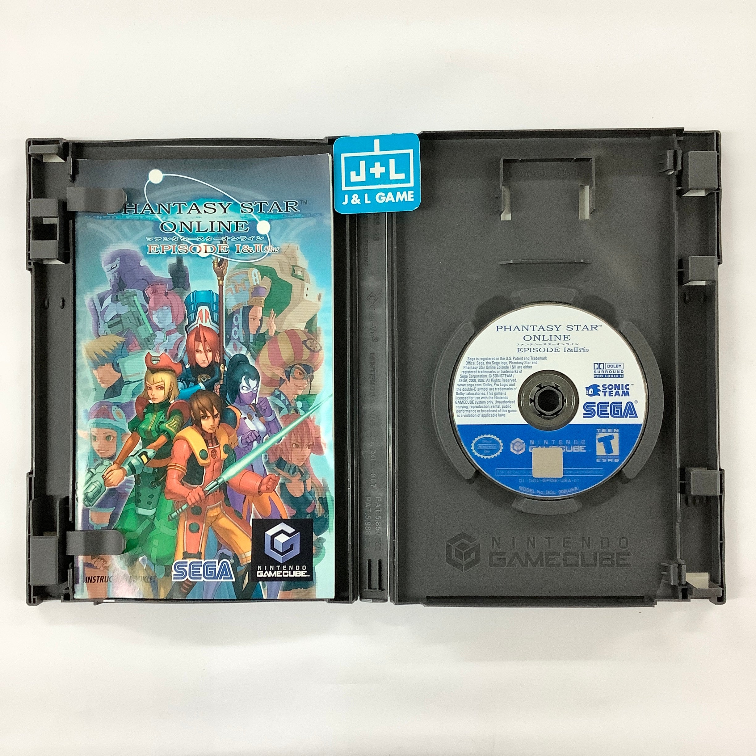 Phantasy Star Online Episode I & II Plus - (GC) GameCube [Pre-Owned] Video Games Sega   