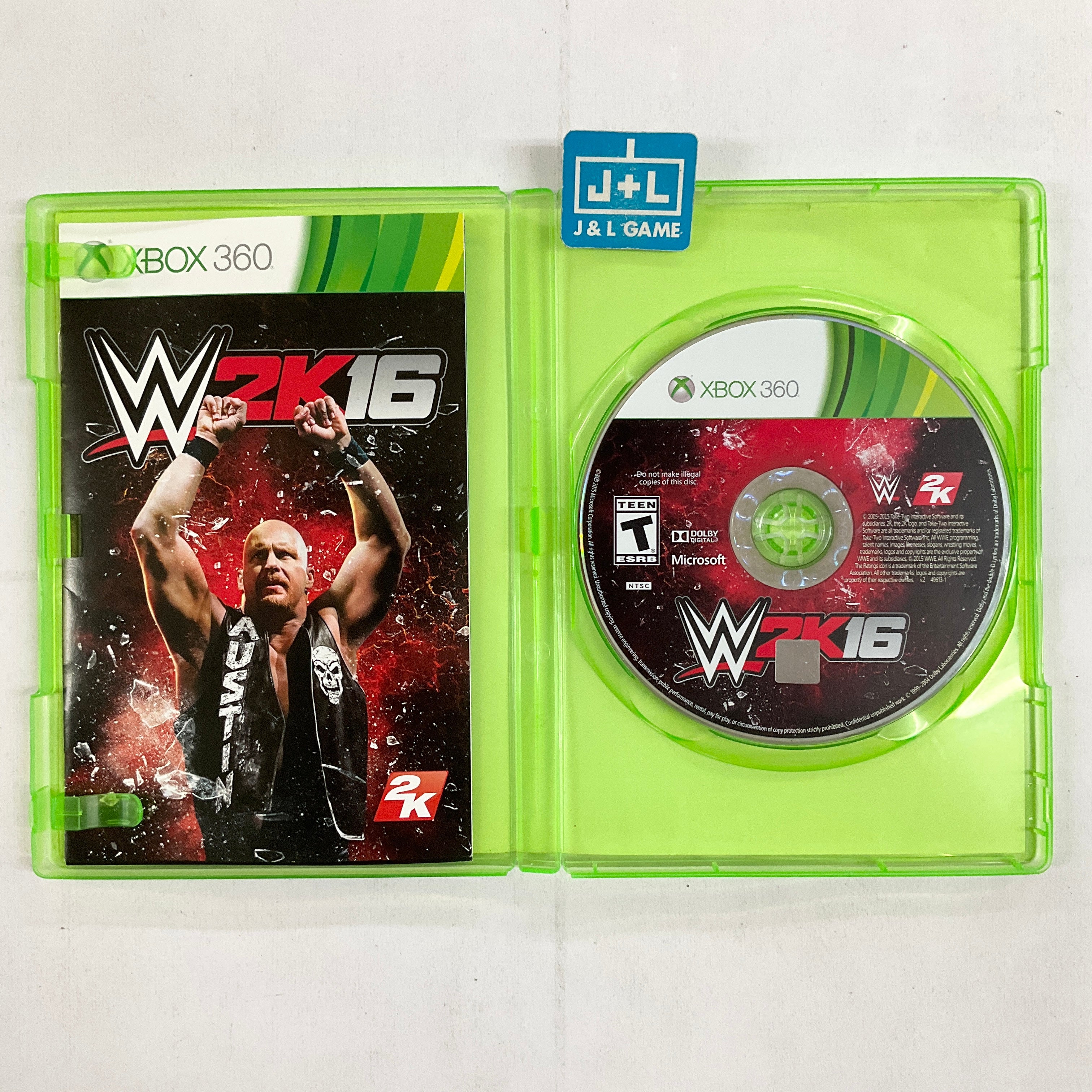 WWE 2K16 - Xbox 360 [Pre-Owned] Video Games 2K Games   