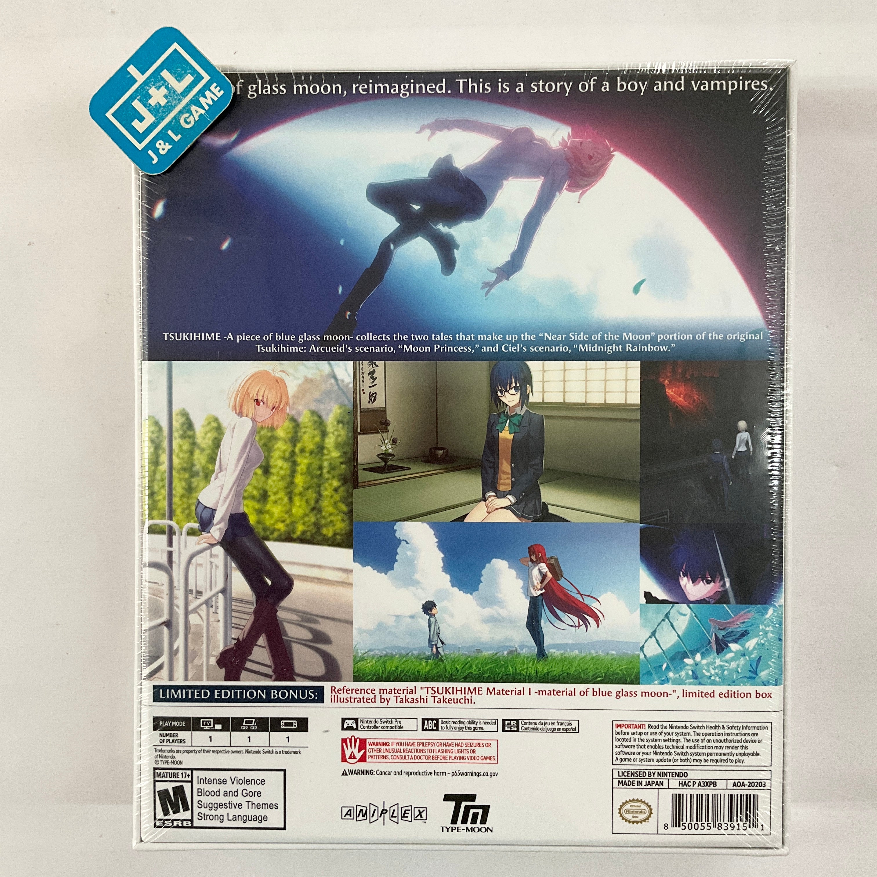 Tsukihime: A Piece of Blue Glass Moon (Limited Edition) - (NSW) Nintendo Switch Video Games Aniplex Inc.   