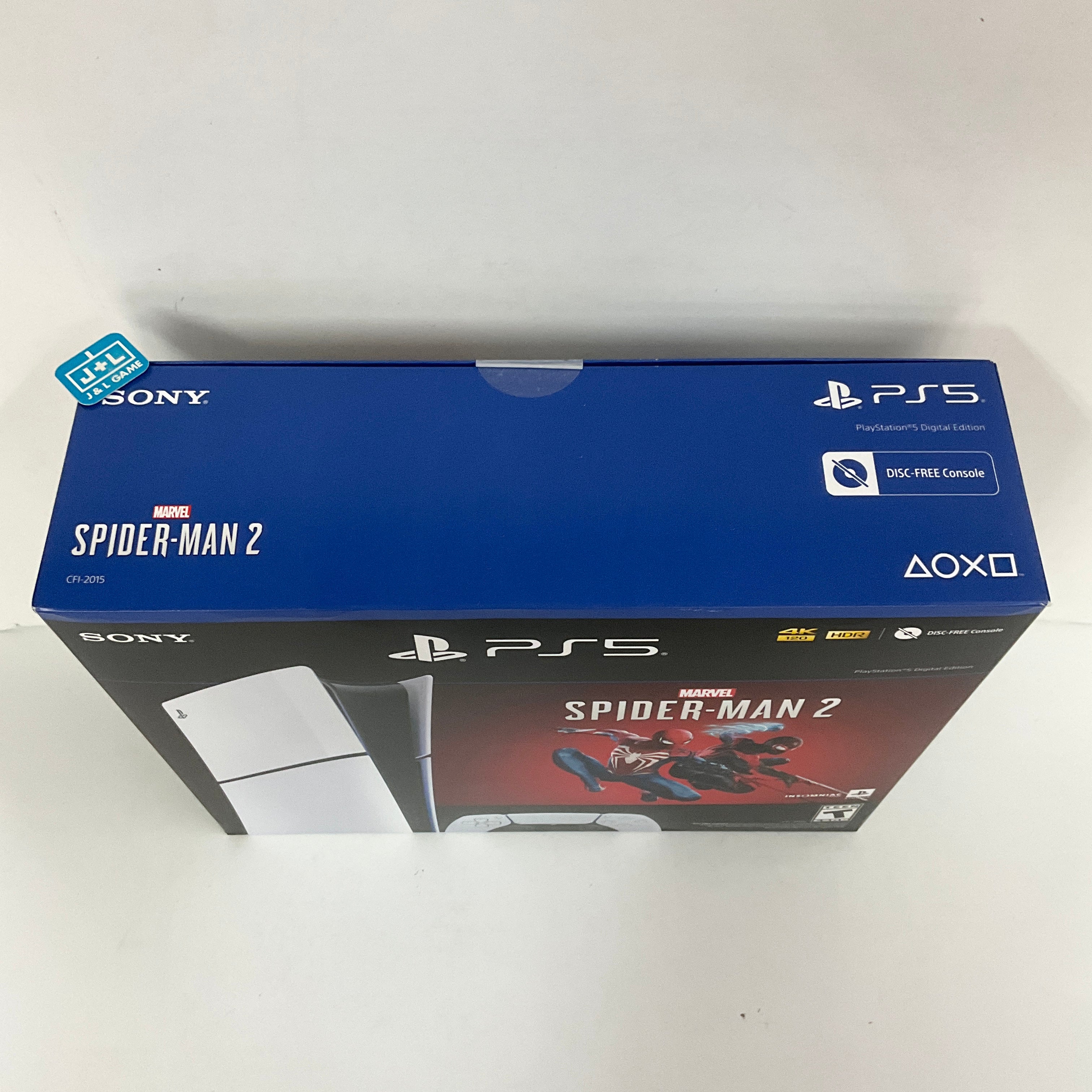 SONY PlayStation 5 Slim Digital Edition Console (Spider-Man 2 Bundle) (CFI-2015) - (PS5) PlayStation 5 Consoles PlayStation   