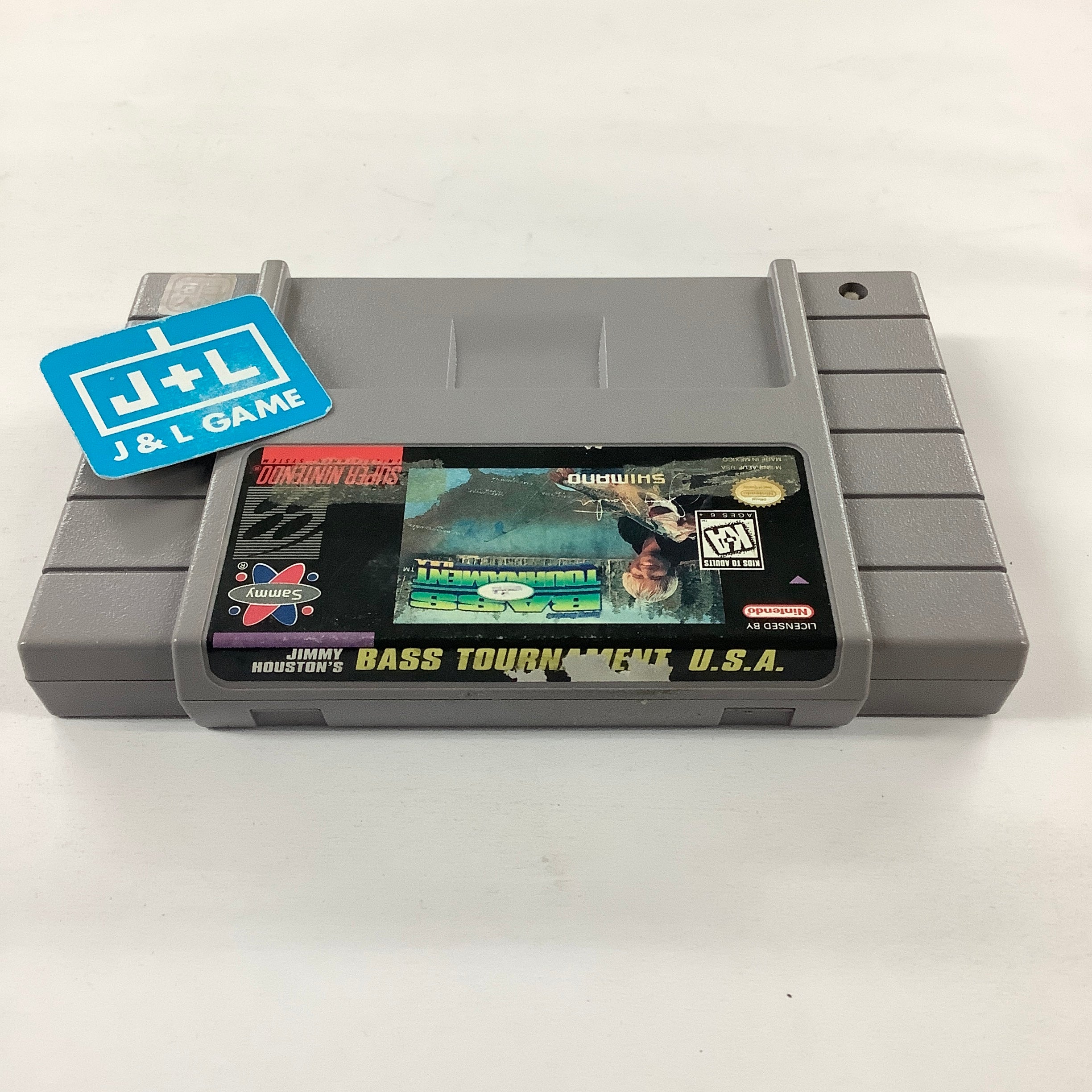 Jimmy Houston's Bass Tournament U.S.A. - (SNES) Super Nintendo [Pre-Owned] Video Games Sammy Studios   