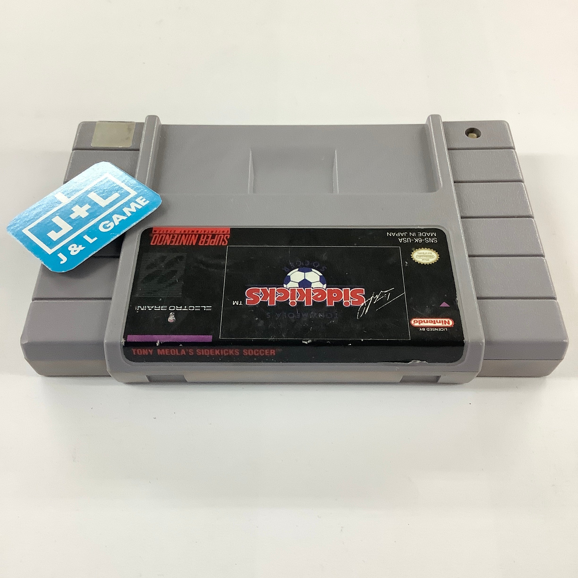 Tony Meola's Sidekicks Soccer - (SNES) Super Nintendo [Pre-Owned] Video Games Electro Brain   