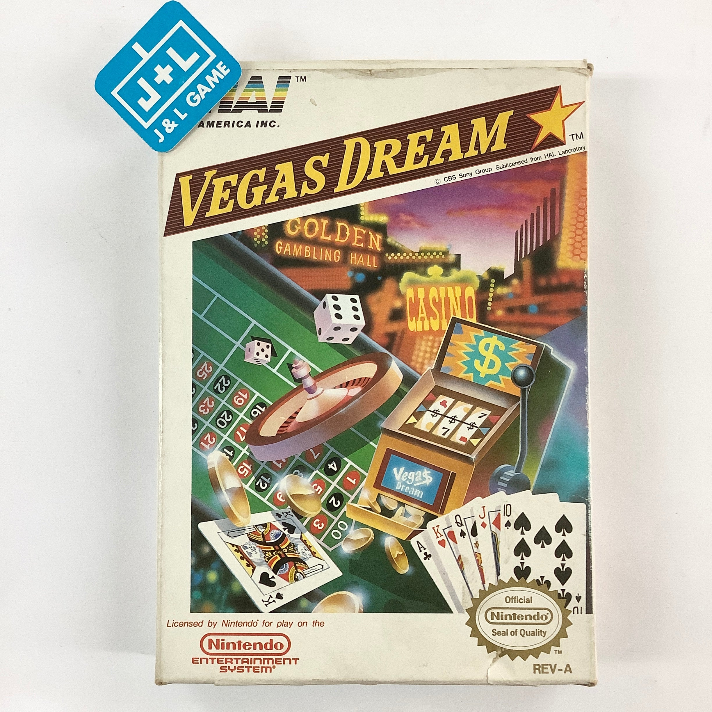 Vegas Dream - (NES) Nintendo Entertainment System [Pre-Owned] Video Games HAL Labs   