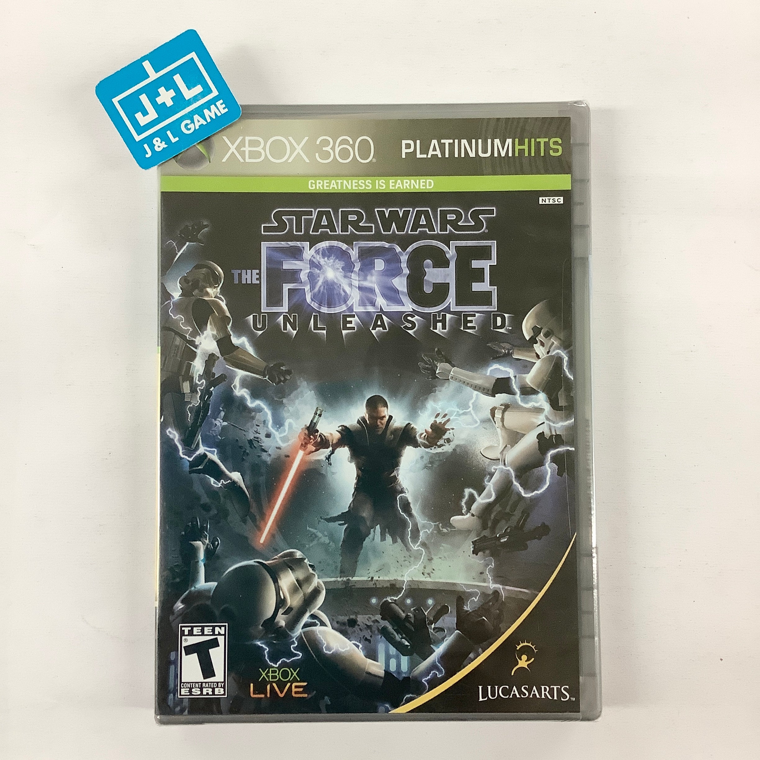 Star Wars The Force Unleashed (Platinum Hits) - Xbox 360 Video Games LucasArts   